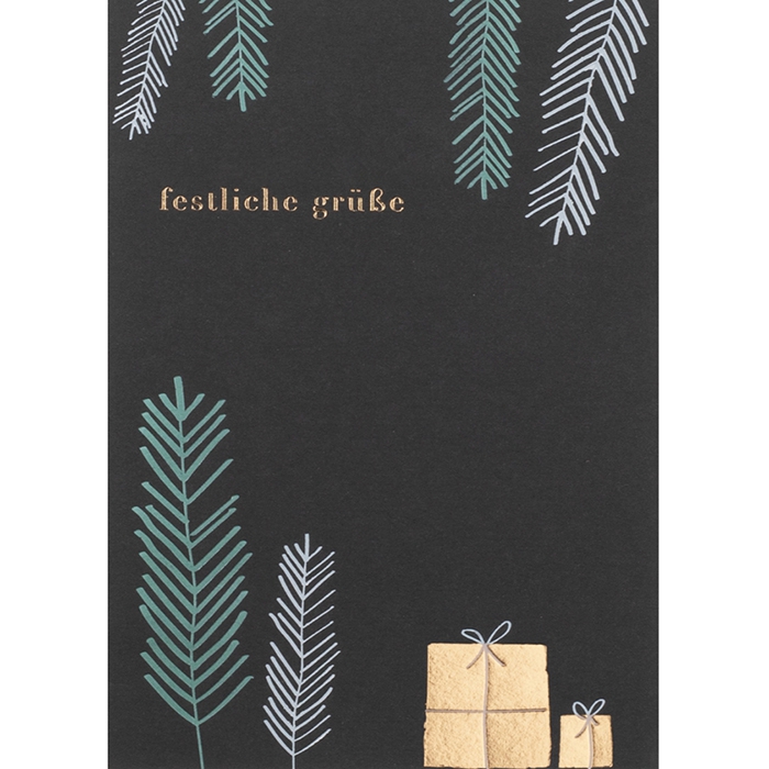 RĂ€der Design - GruĂkarte "Festliche GrĂŒĂe" Geschenke RĂ€der Design - GruĂkarte "Festliche GrĂŒĂe" Geschenke