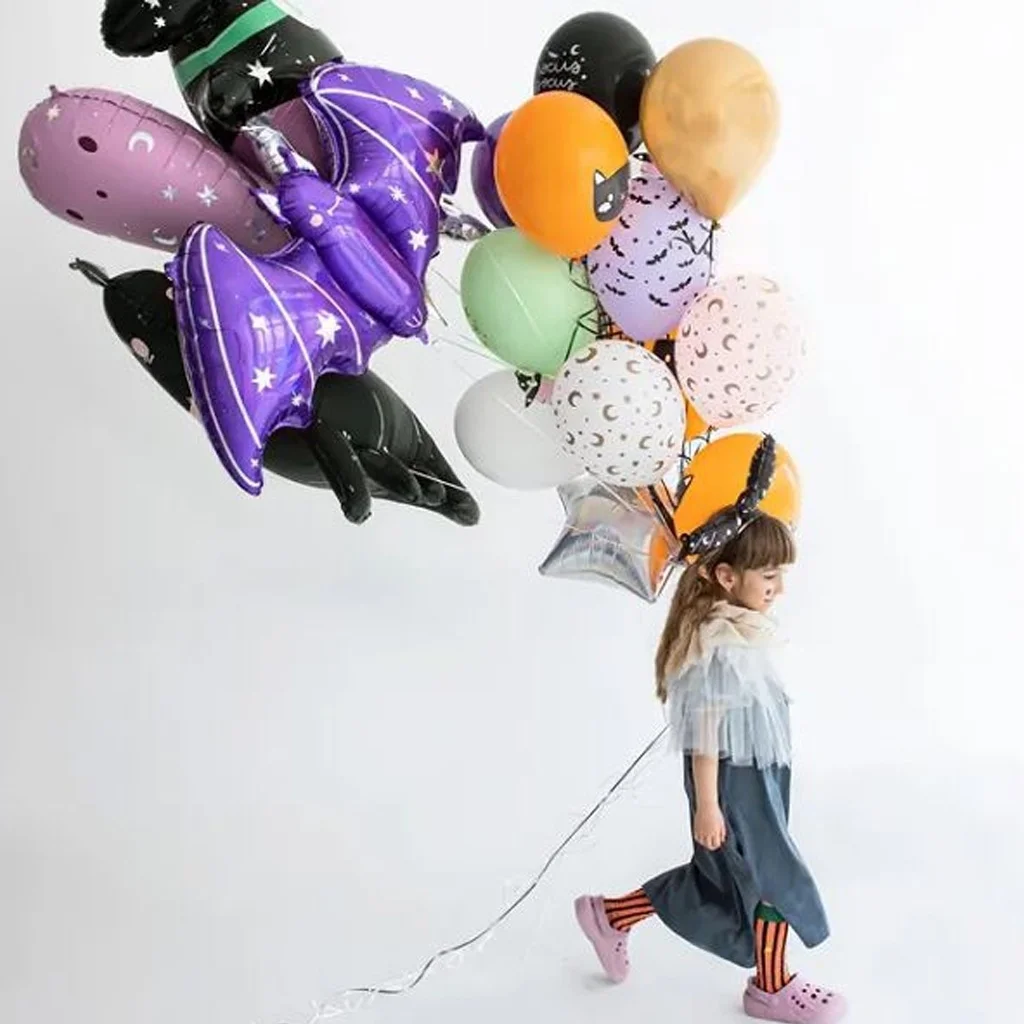 Ballons, Bunte Ballons, Luftballons, Kinderballons, Ballonkette