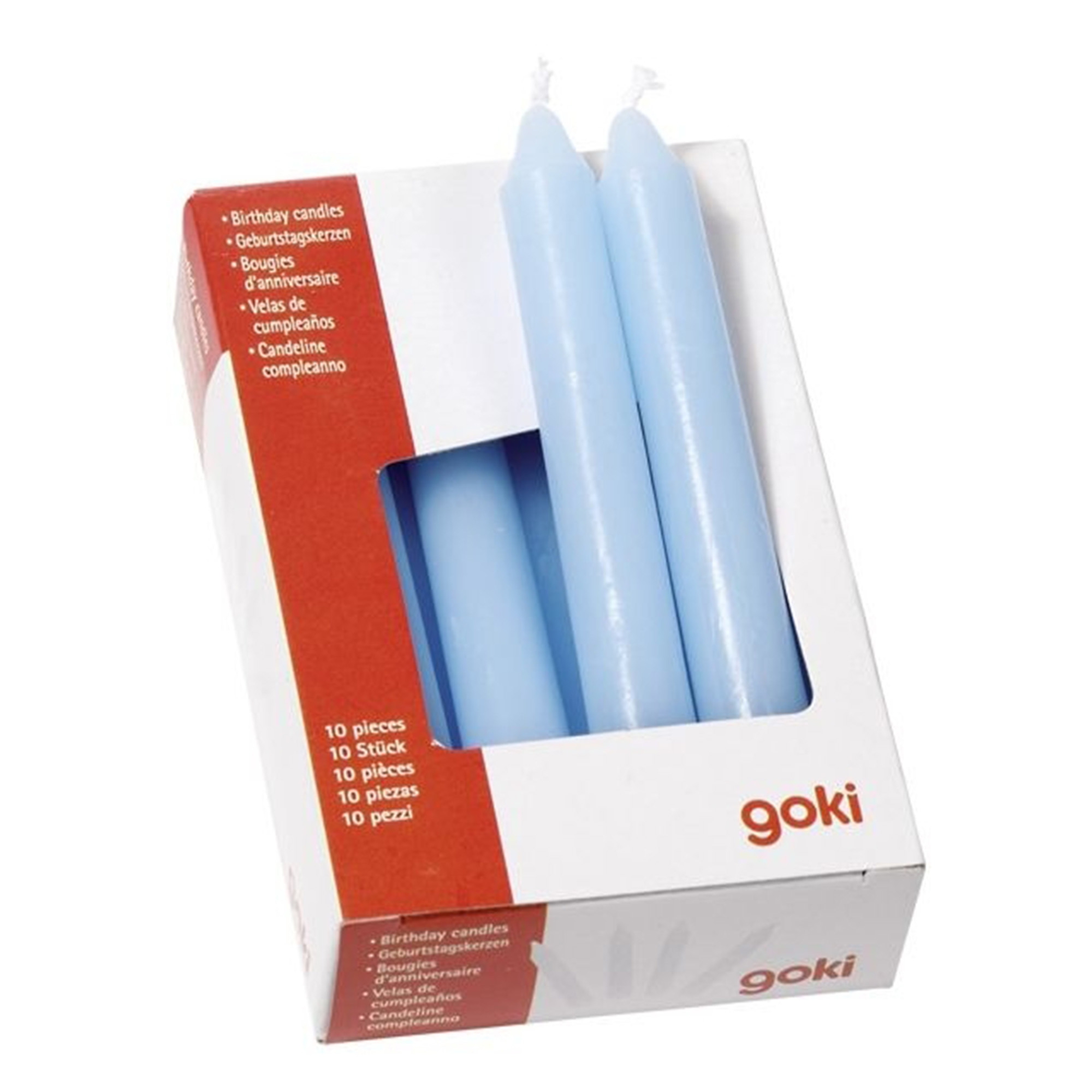 Goki - Geburtstagskerzen Set - Blau Goki - Geburtstagskerzen Set - Blau
