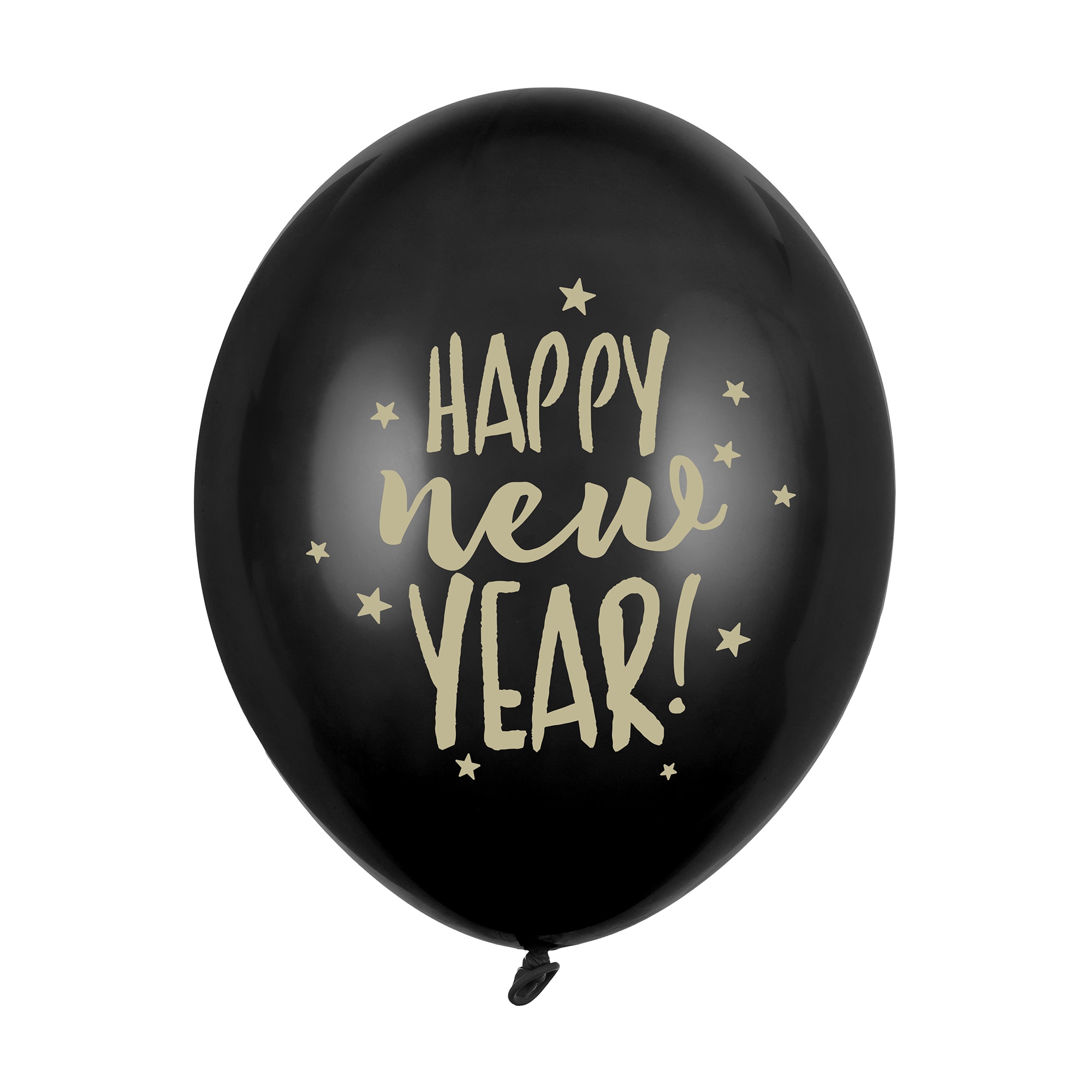 Latexballon Happy New Year Pastel Black