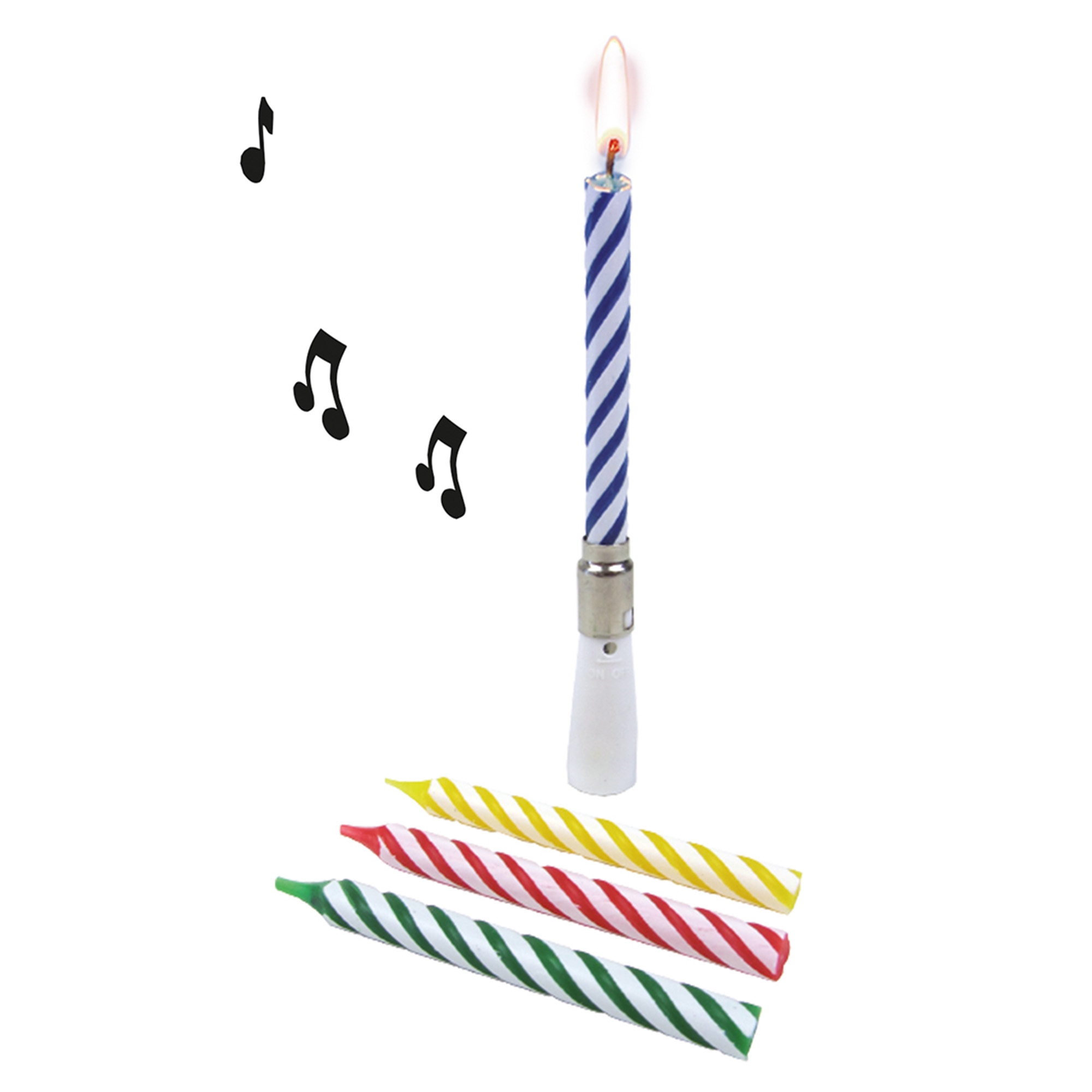 Musik-Geburtstagskerze mit Melodie Happy Birthday Leute, Person, Kerze