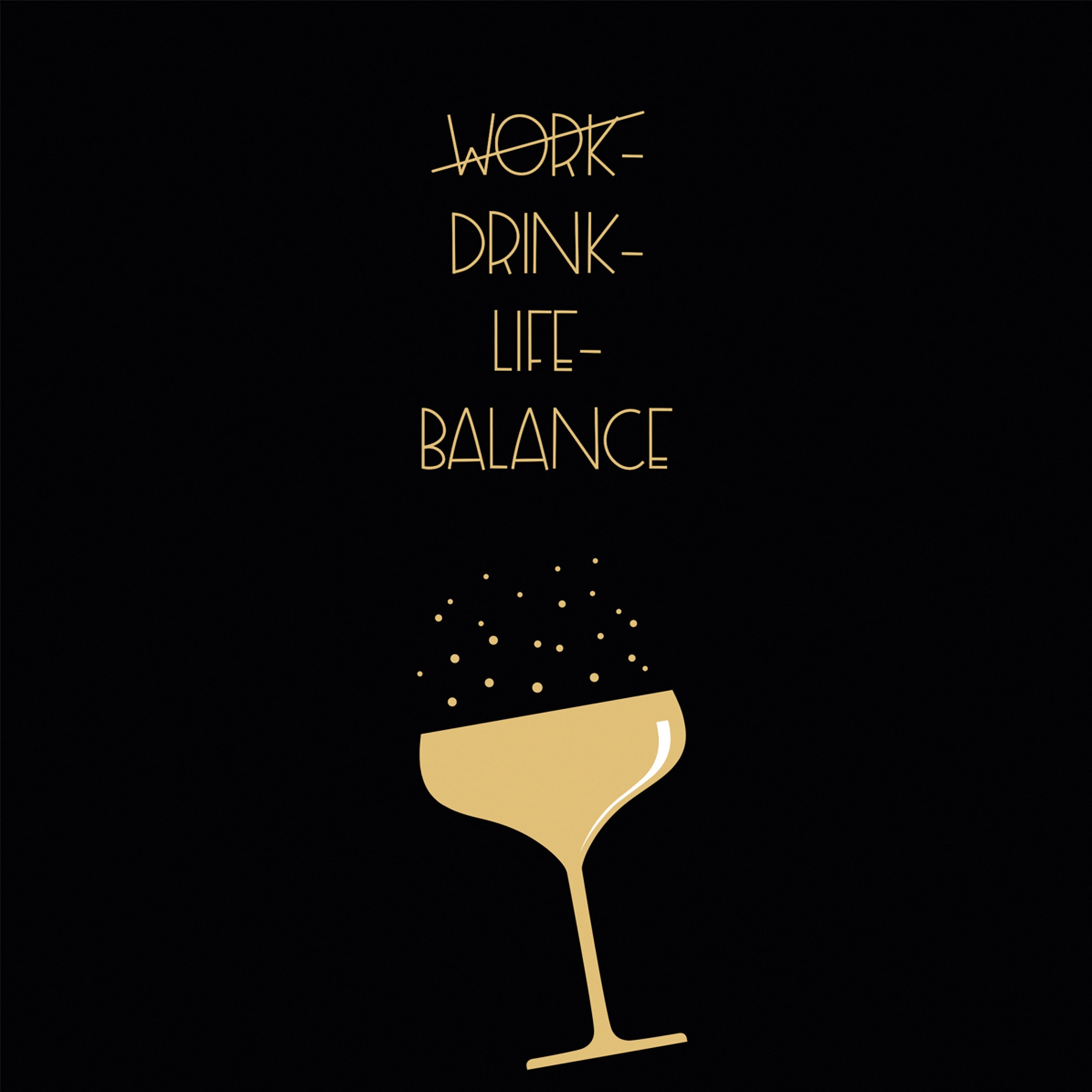 20 Servietten "Drink-Life-Balance" Besteck, Löffel, Glas