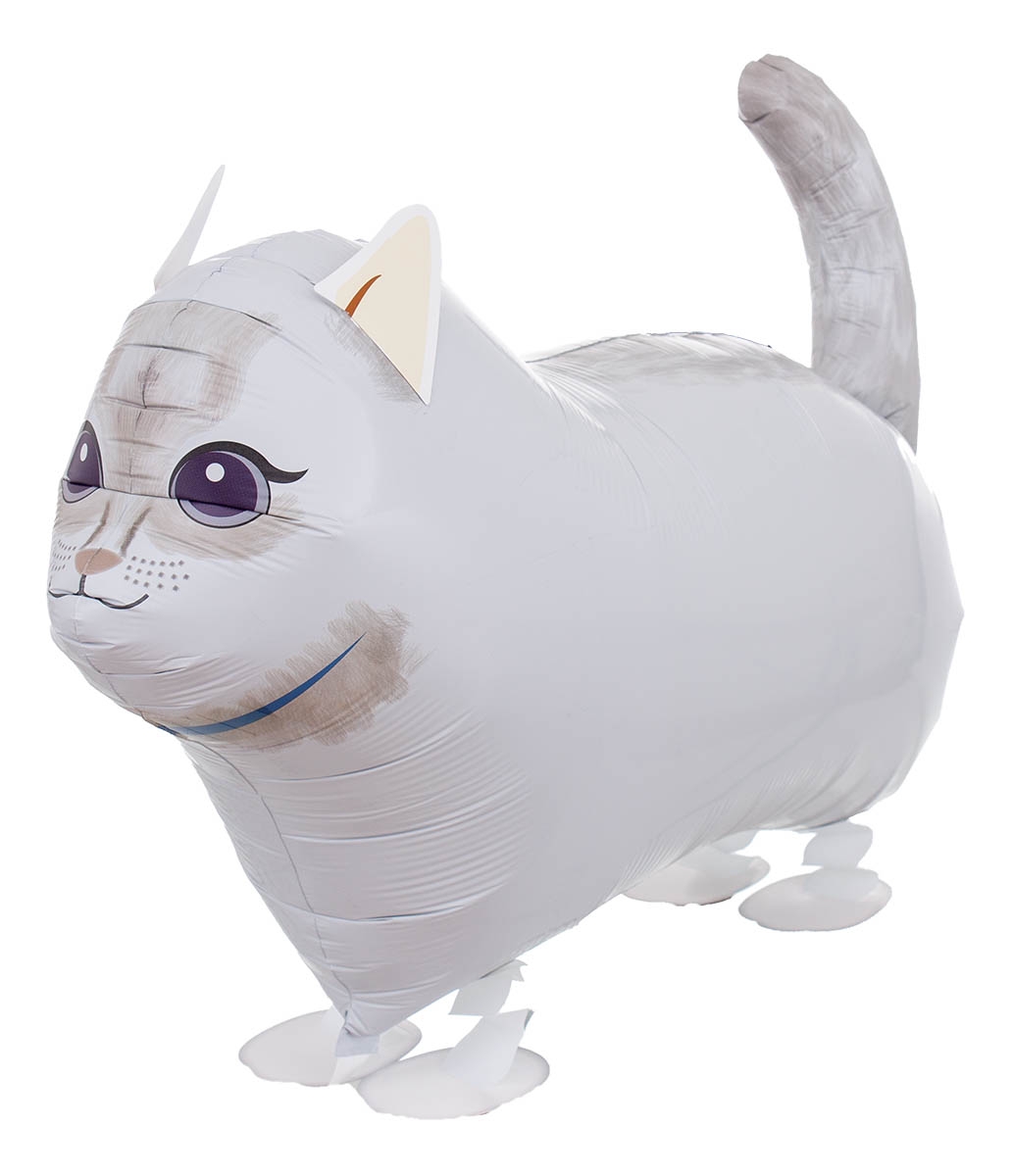 Airwalker Weiße Katze 57cm Airwalker Weiße Katze 57cm