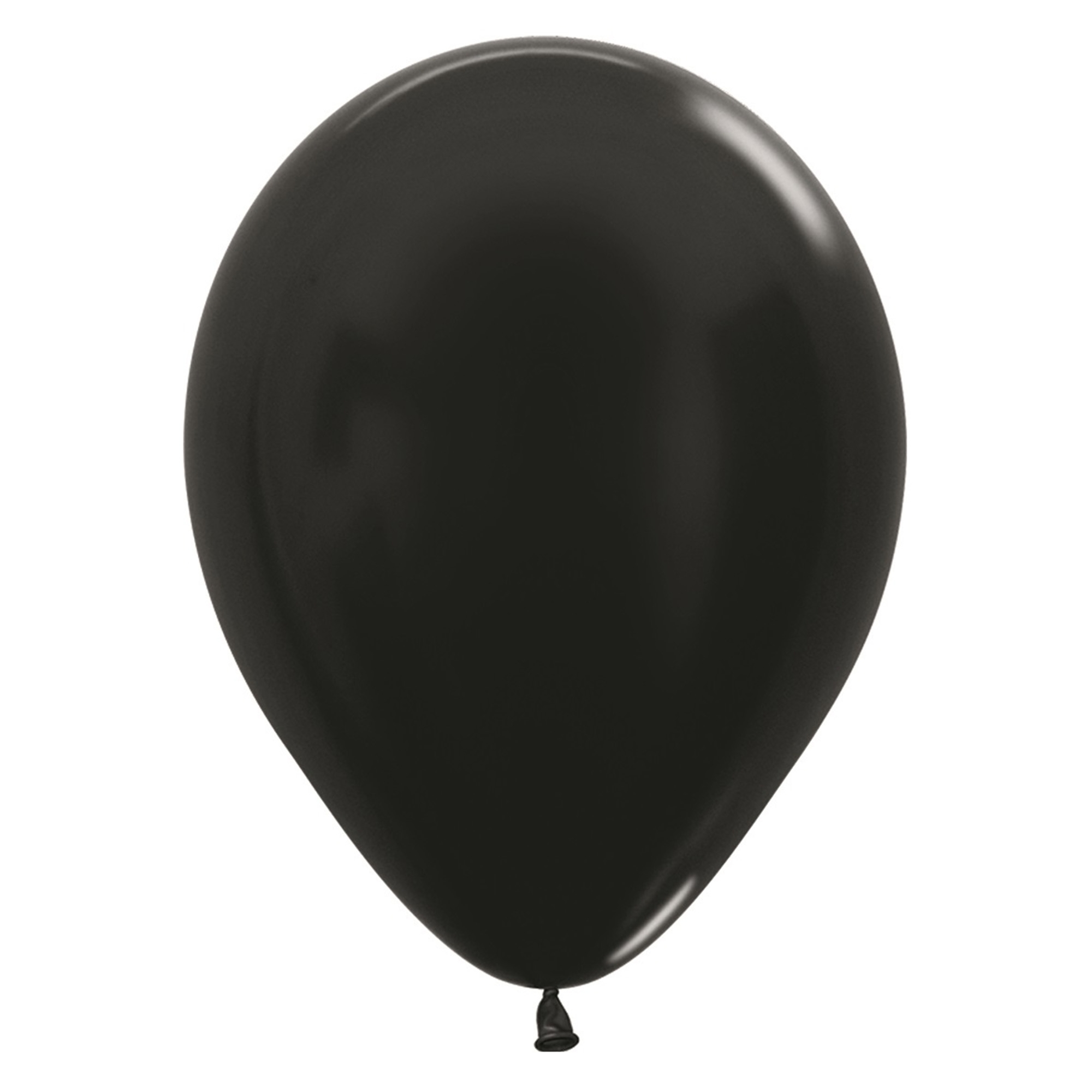 Sempertex Latexballon Metallic Black Ø 30cm Luftballon
