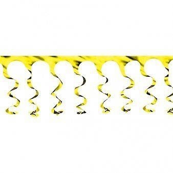 Goldene Spiralgirlande Goldene Spiralgirlande