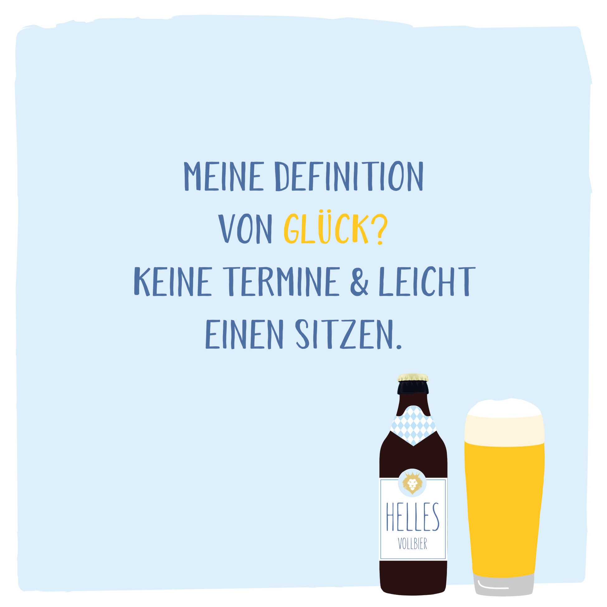 20 Servietten "Leicht einen sitzen...." Blau 20 Servietten "Leicht einen sitzen...." Blau