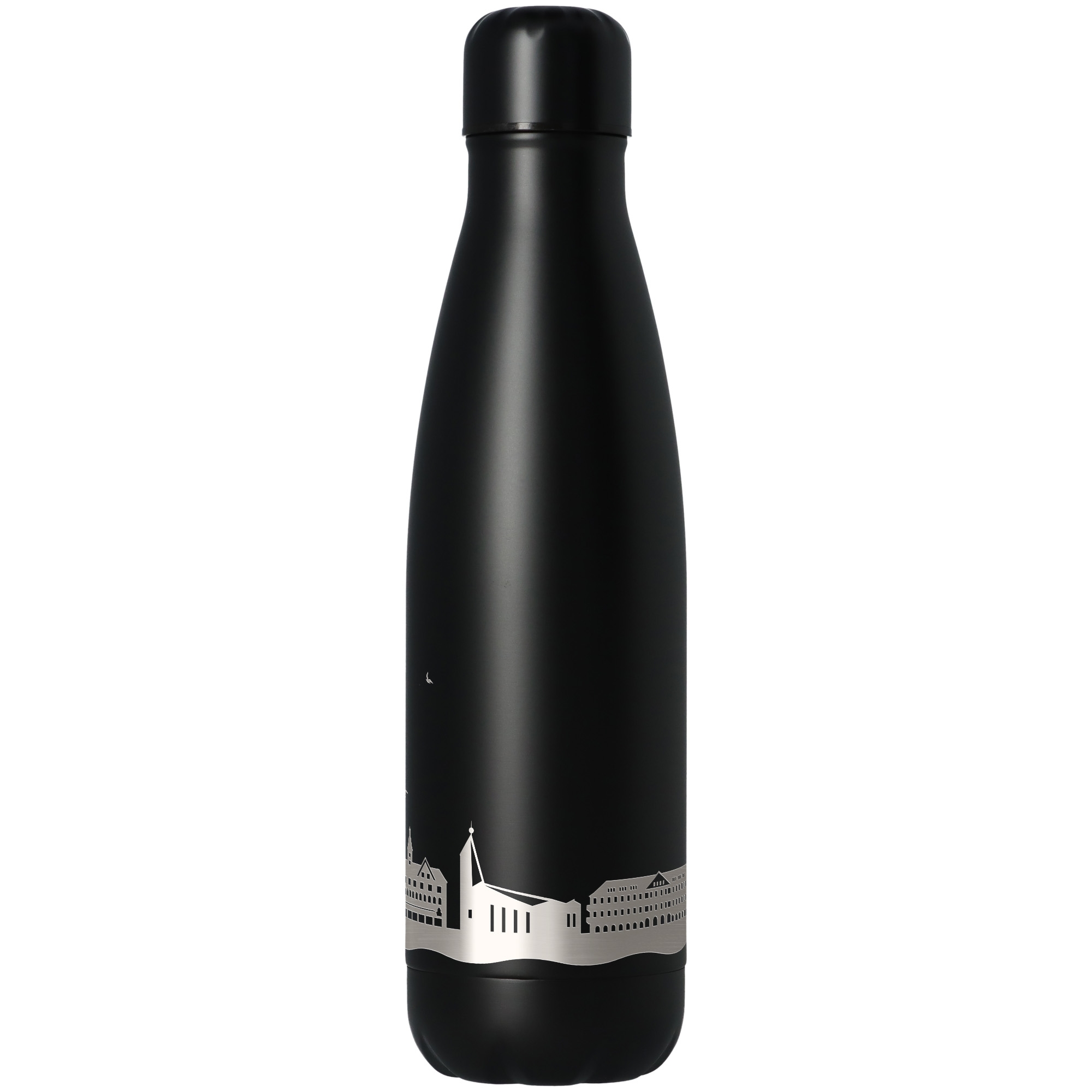 Trinkflasche Skyline Kühlungsborn Schwarz 500ml