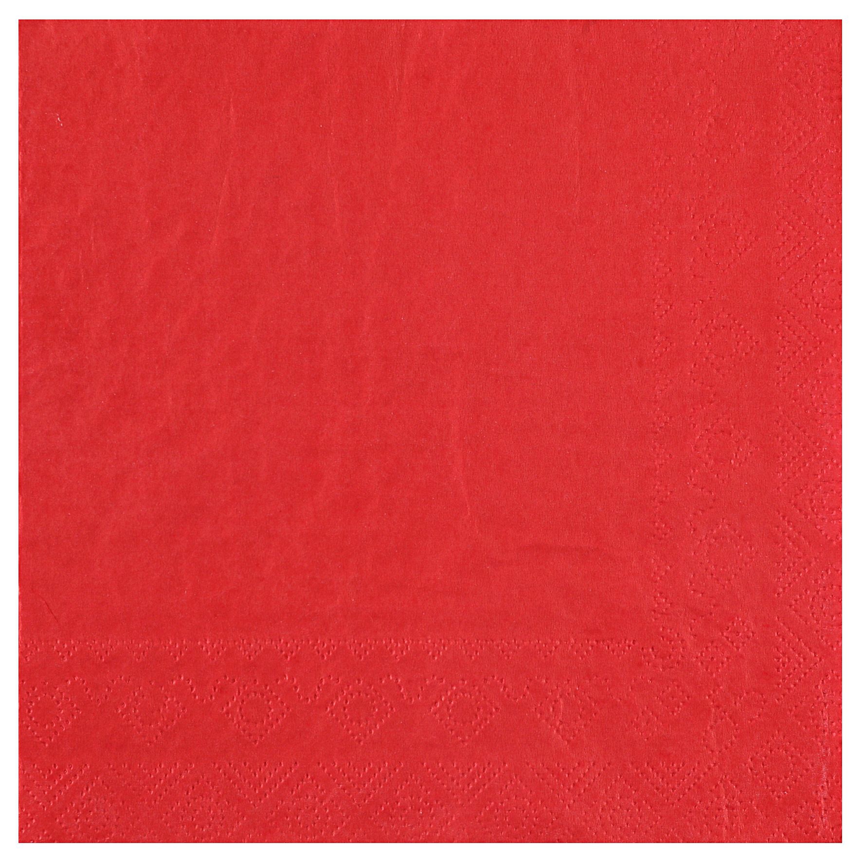 25 Servietten - Rot 25 Servietten - Rot