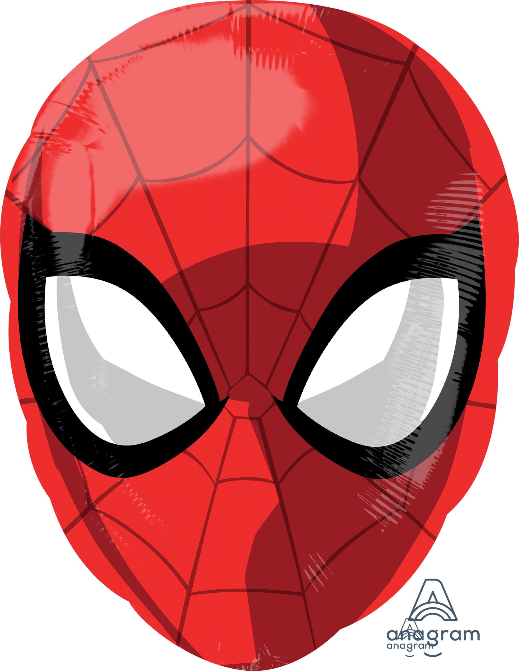 Folienballon Spider-Man Maske 30x43cm Folienballon Spider-Man Maske 30x43cm