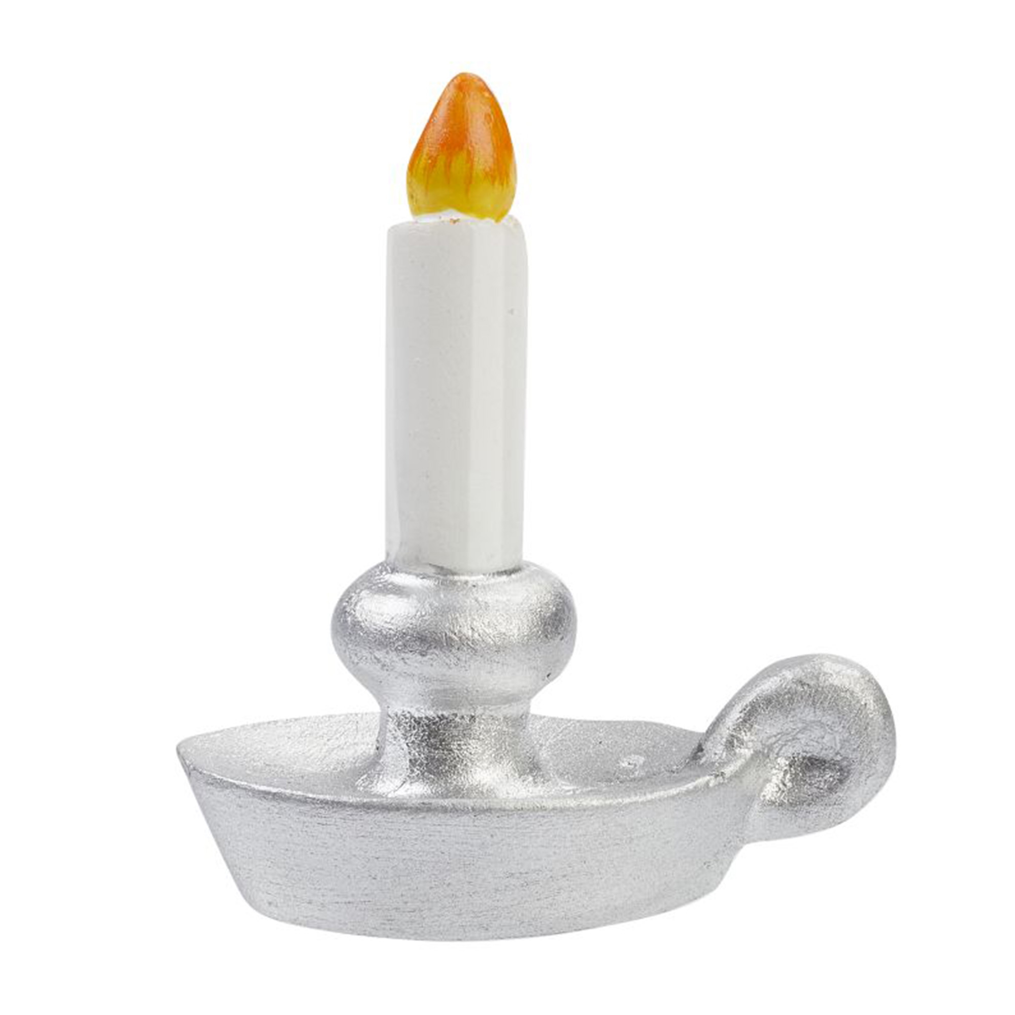 Miniatur "Kerzenhalter" für die Wichteltür Rauchpfeife, Kerze, Kerzenständer