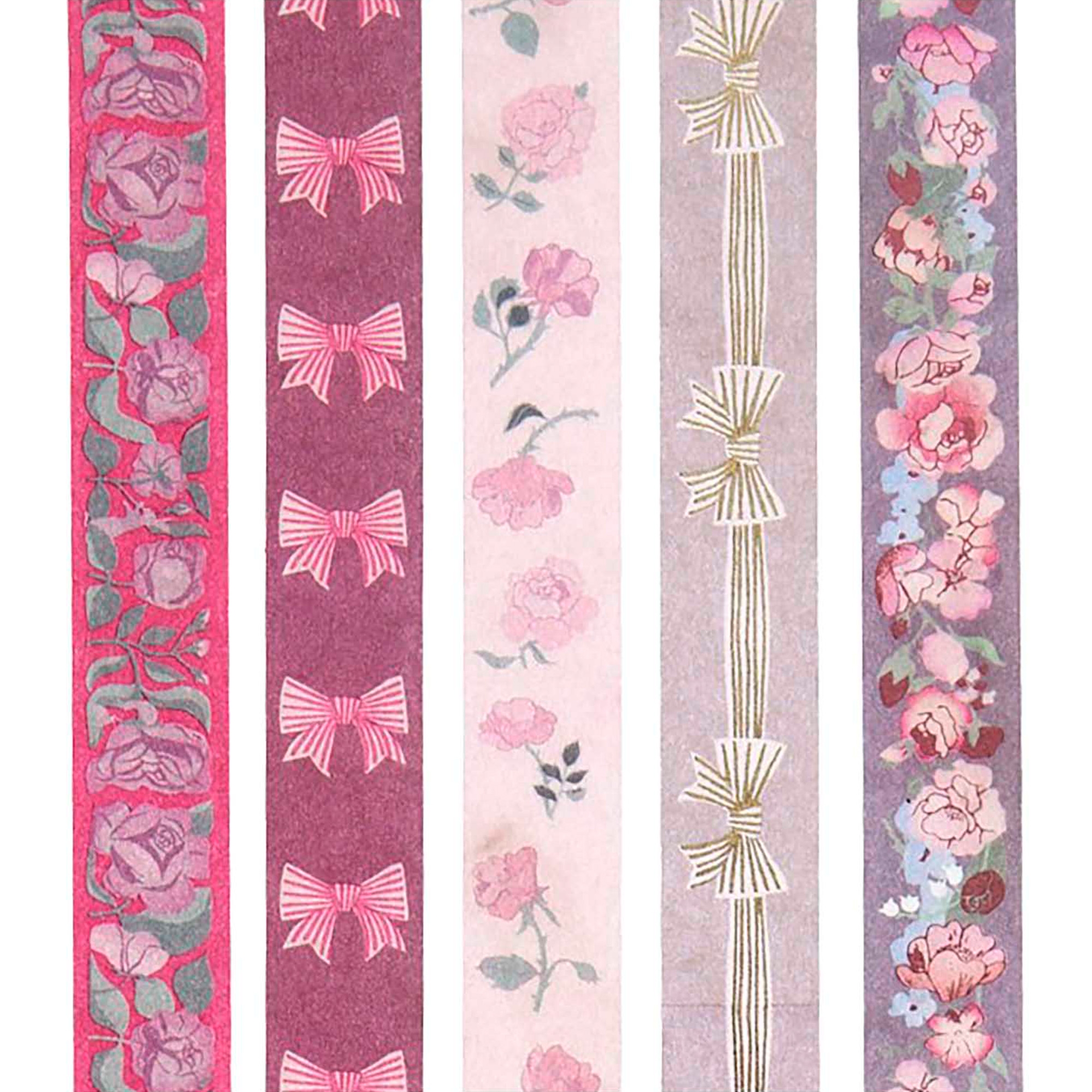 5 Tapes im Set "La Vie en Rose" Pink