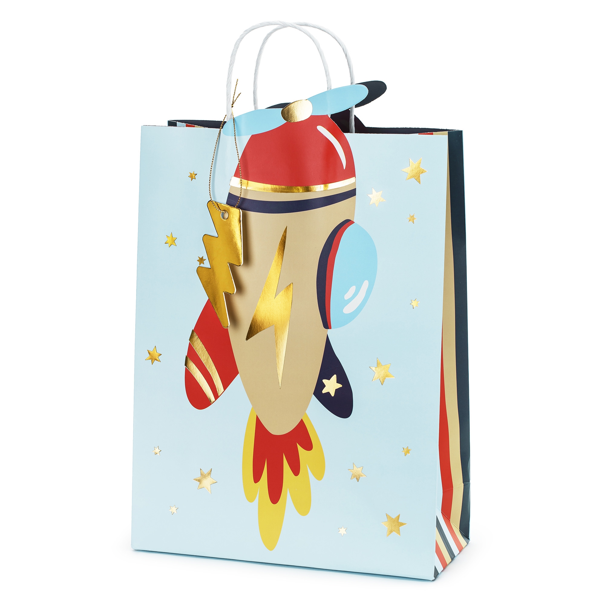 Geschenktüte "Flugzeug", groß Tasche, Zubehör, Handtasche