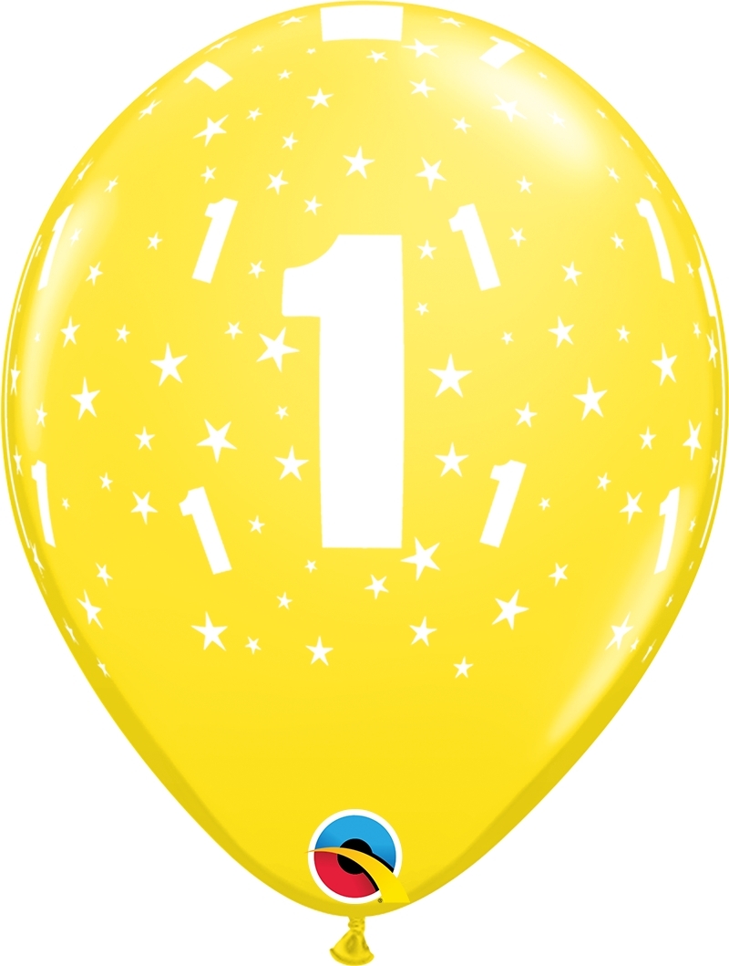 Qualatex Latexballon 1. Geburtstag verschiedene Farben Ø 30cm Qualatex Latexballon 1. Geburtstag verschiedene Farben Ø 30cm