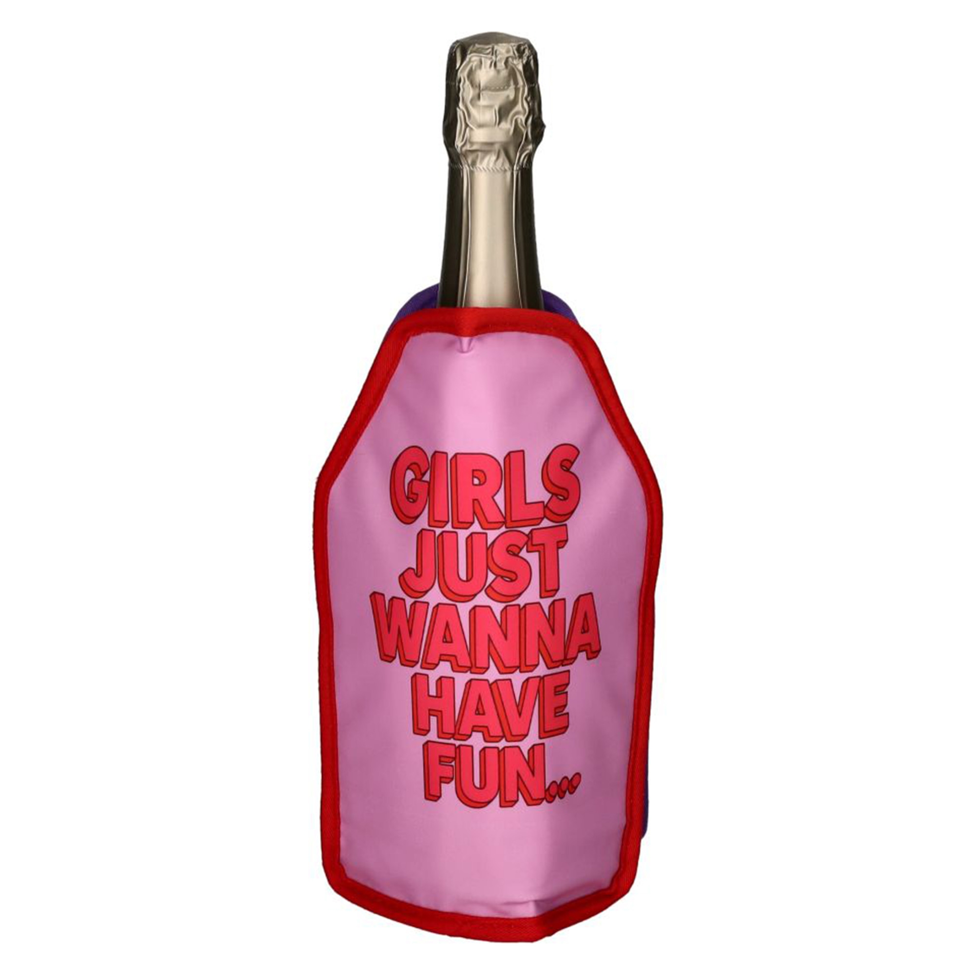 Kühlmanschette "Girls & Boys" Flasche, Getränk, Schnaps, Wein, Weinflasche