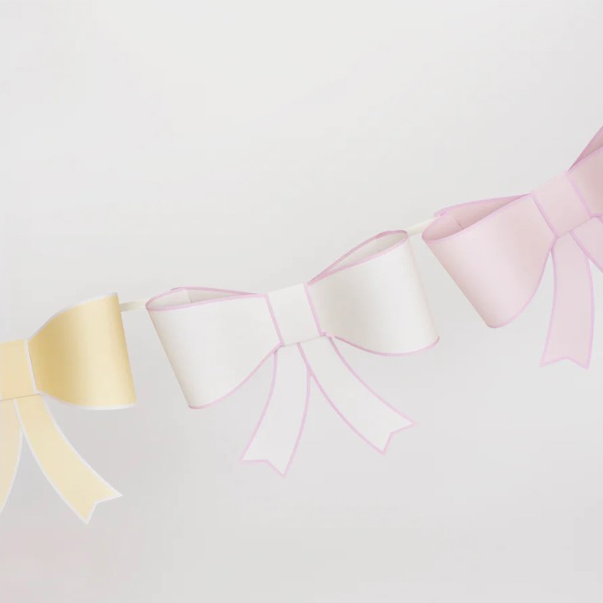 Meri Meri - 3D Schleifen Girlande 1,2 m Zubehor, Formelle Kleidung, Krawatte