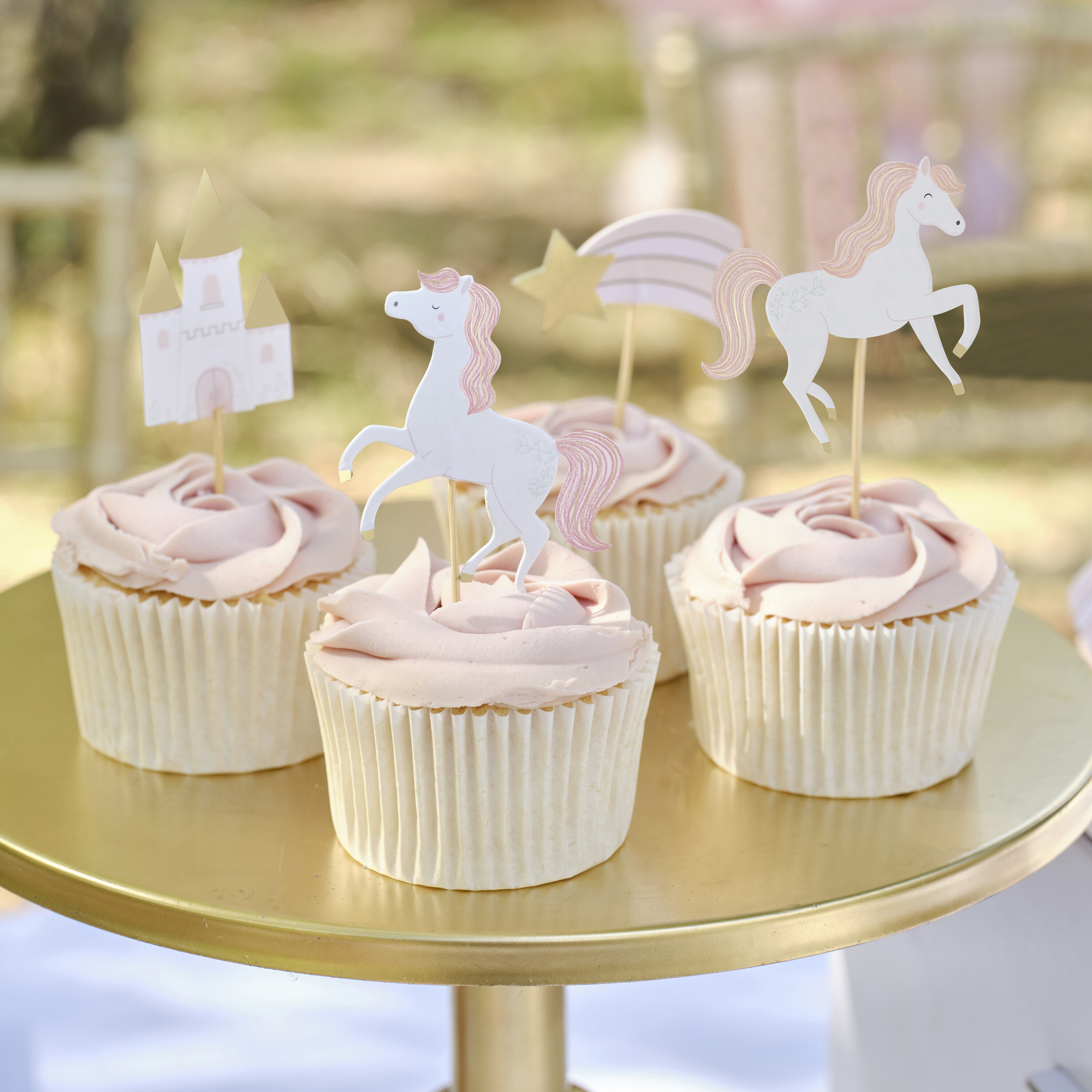 12 Cupcake Topper - Princess