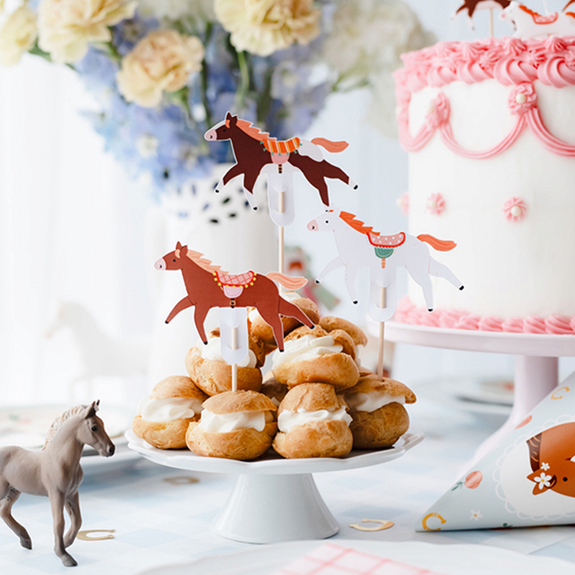 Cupcake Topper "Pferde" 6 Stück Cupcake Topper "Pferde" 6 Stück