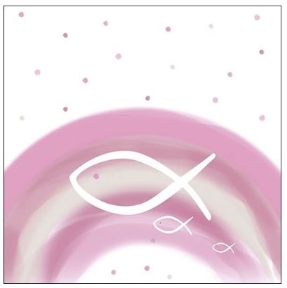 20 Servietten "Rosa Regenbogen" Fische 20 Servietten "Rosa Regenbogen" Fische