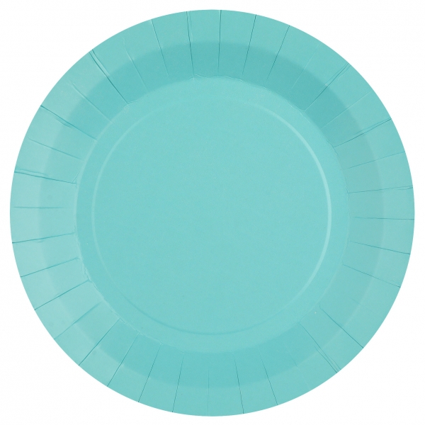 10 Pappteller - Sky blue 10 Pappteller - Sky blue