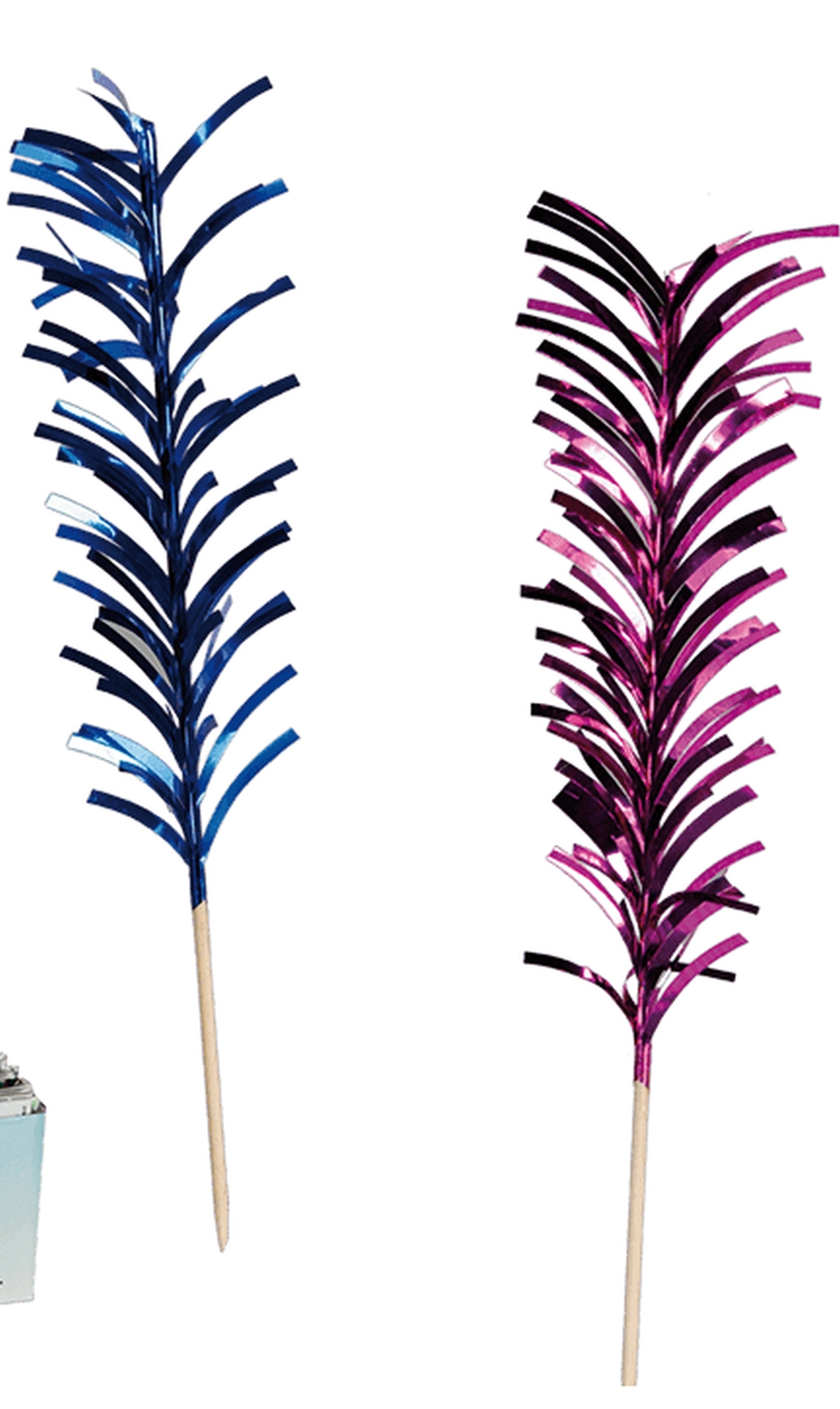 8 Party-Holzpicker mit Glitter 8 Party-Holzpicker mit Glitter