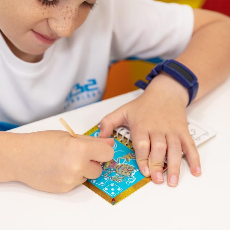 Ausmal- und Kratzblock "Buchstaben & Zahlen" Ausmal- und Kratzblock "Buchstaben & Zahlen"