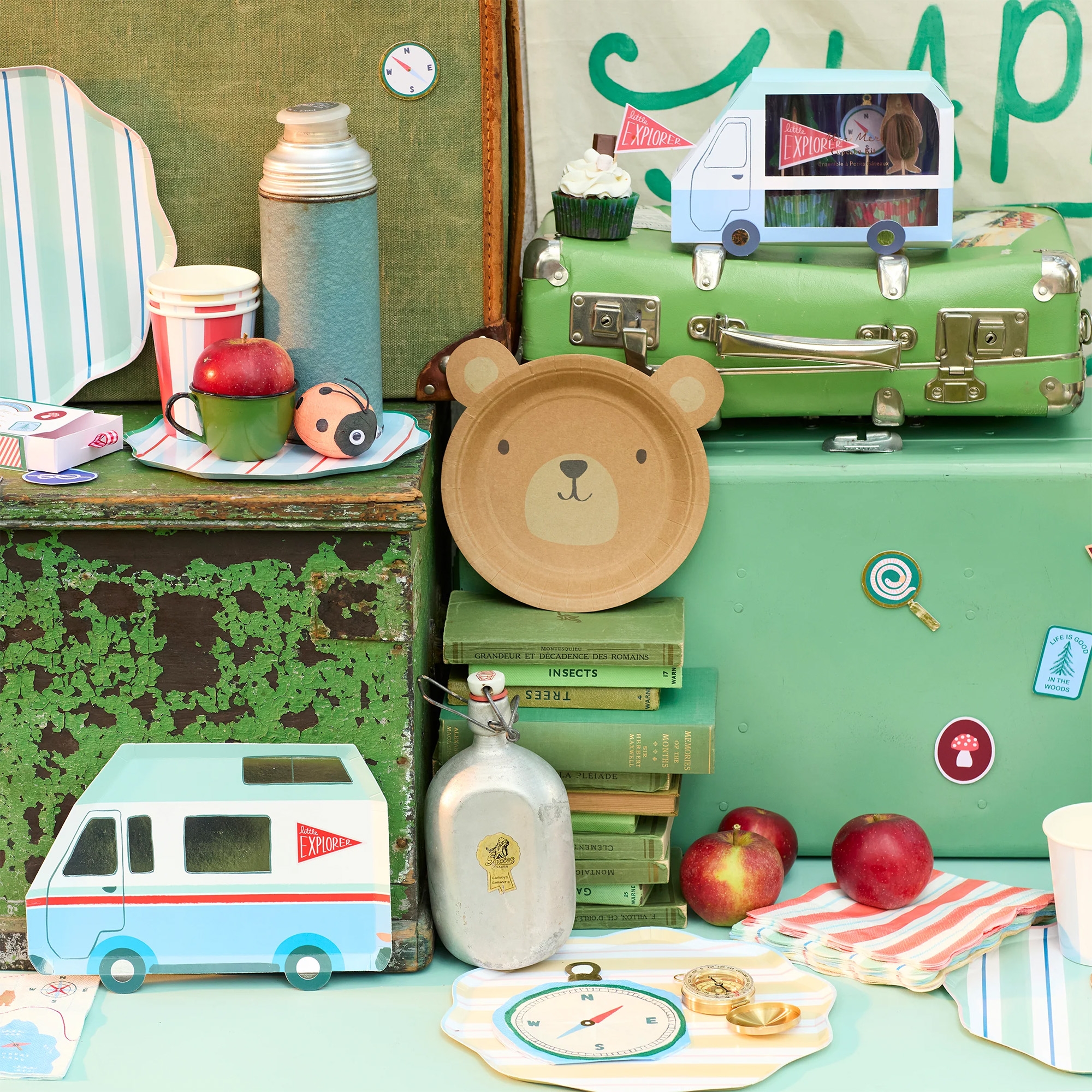 Meri Meri - 8 Pappteller "Bär" Pokal, Essen, Obst, Pflanze, Produzieren