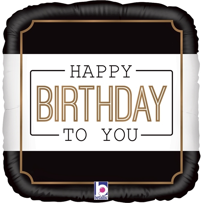 Folienballon "Happy Birthday to you" 45cm Folienballon "Happy Birthday to you" 45cm