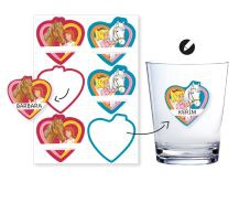 Bibi & Tina - Namensaufkleber Bibi & Tina - Namensaufkleber