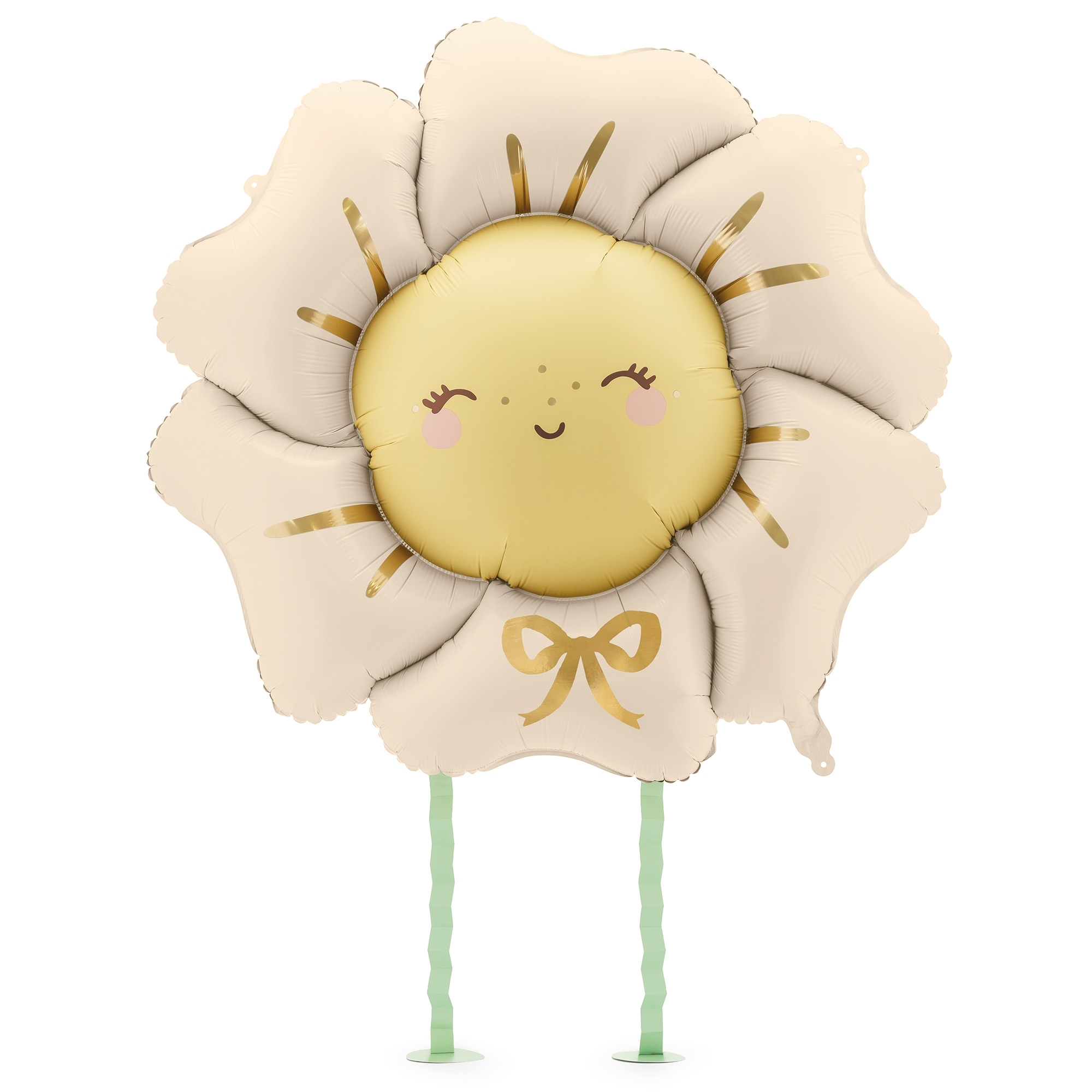 Folienballon "Blume" Hellbeige 80 x 80 cm Leute, Person