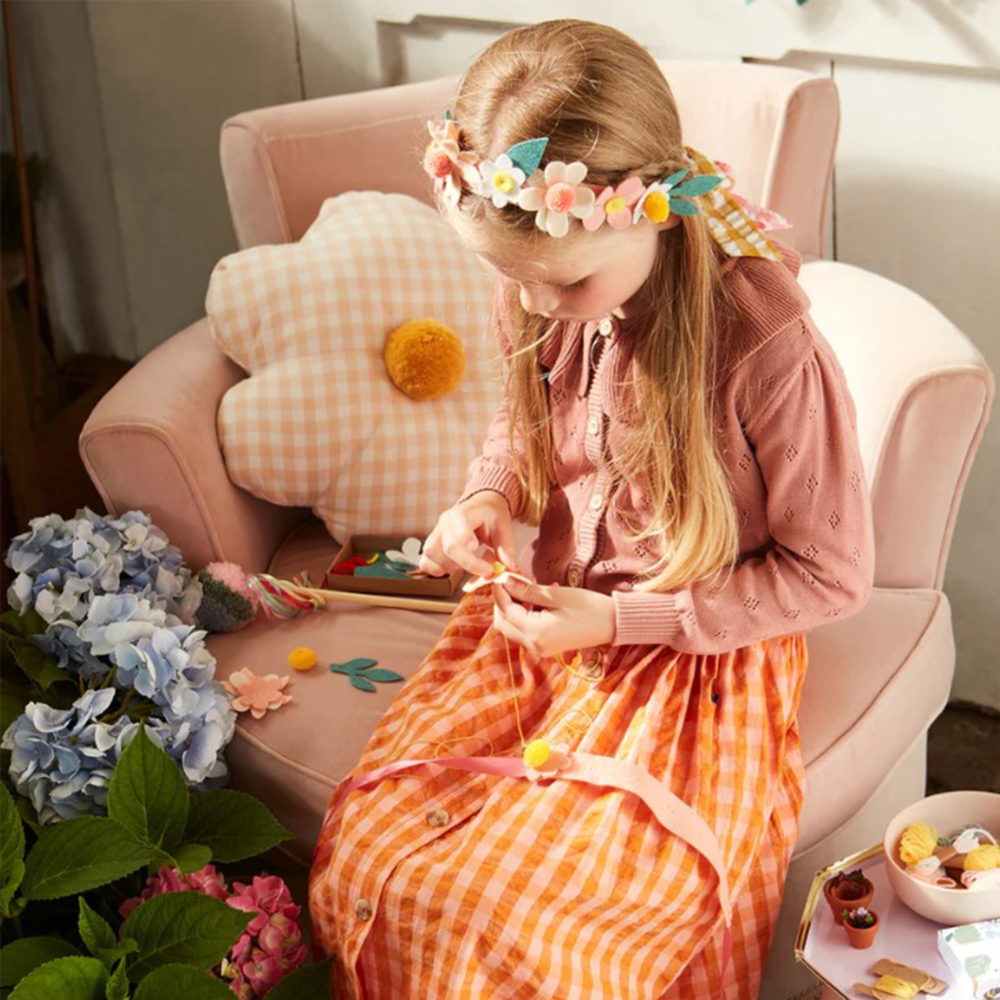 Meri Meri - Kopfschmuck Blumenkrone zum selber basteln Meri Meri - Kopfschmuck Blumenkrone zum selber basteln