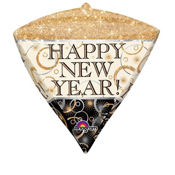 Diamondz Ballon New Year Sparkle 38x43 cm