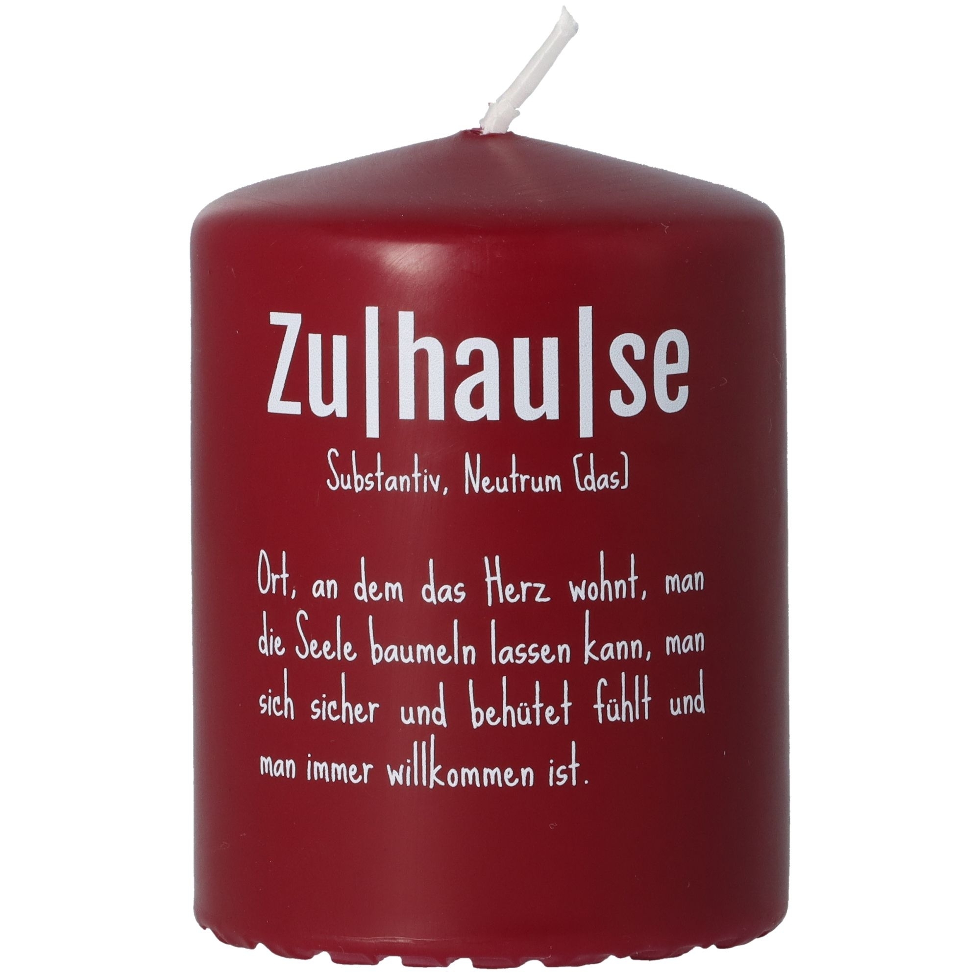 Kerze Altrot "Zuhause Definition" Kerze, Essen, Ketchup