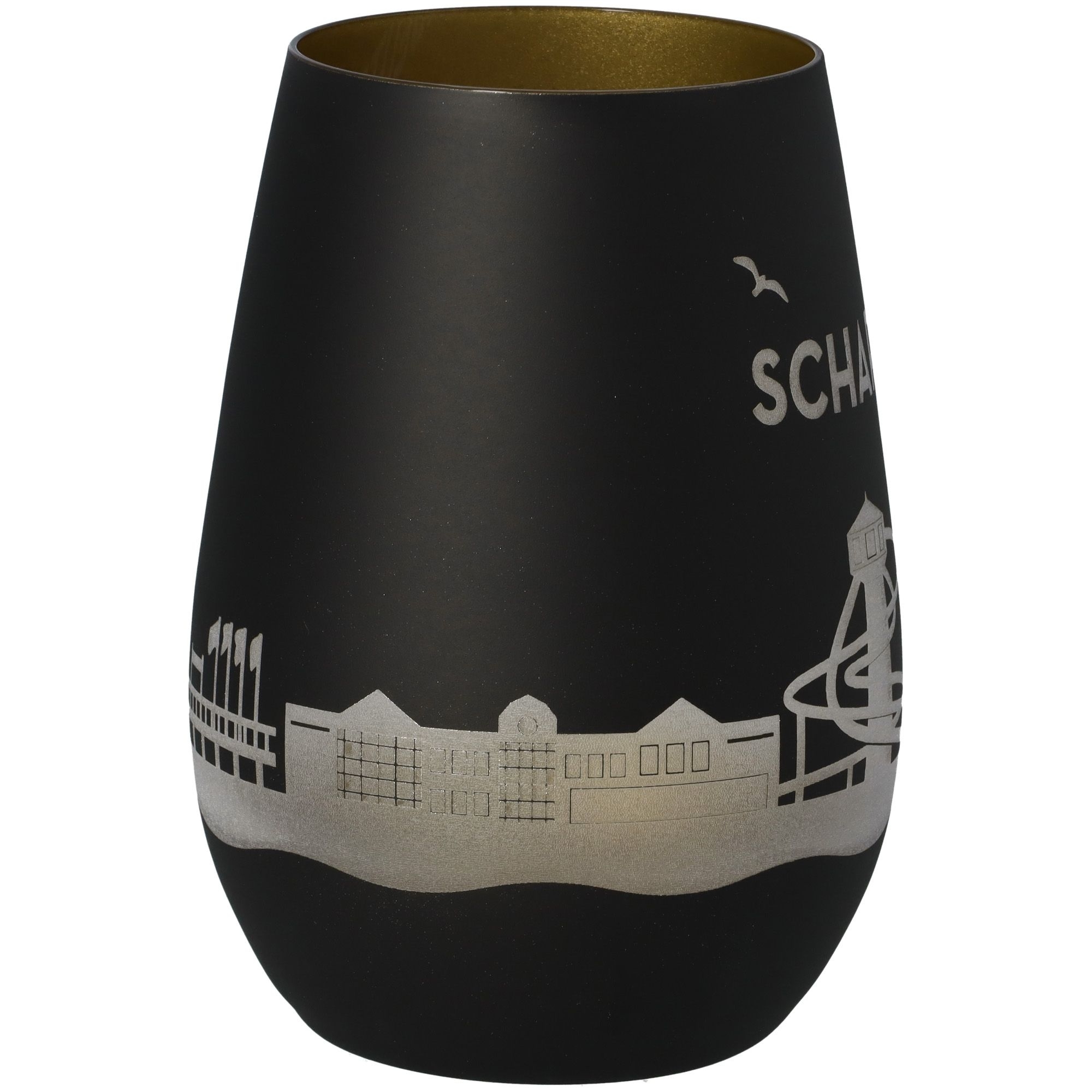 Windlicht Skyline Scharbeutz Schwarz/Gold Windlicht Skyline Scharbeutz Schwarz/Gold