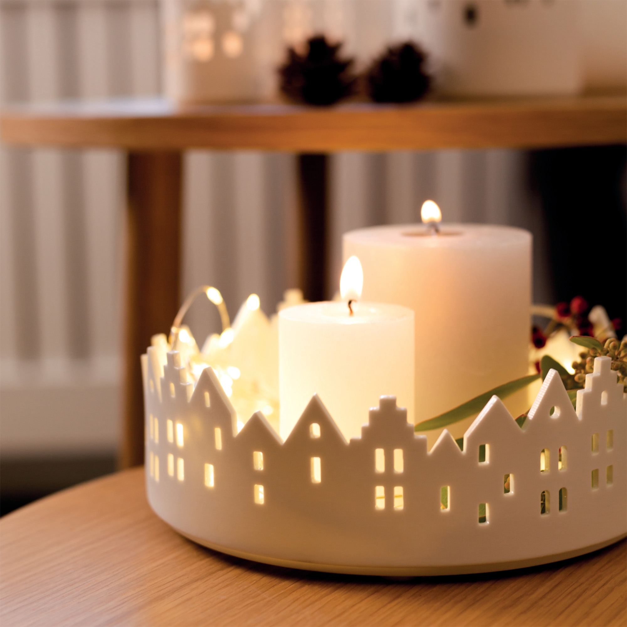 Räder Design - Stadtschale Innenstadt Geburtstagstorte, Torte, Nachtisch, Essen, Kerze