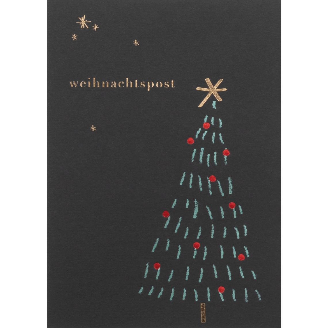 RĂ€der Design - GruĂkarte "Weihnachtspost" Tannenbaum RĂ€der Design - GruĂkarte "Weihnachtspost" Tannenbaum