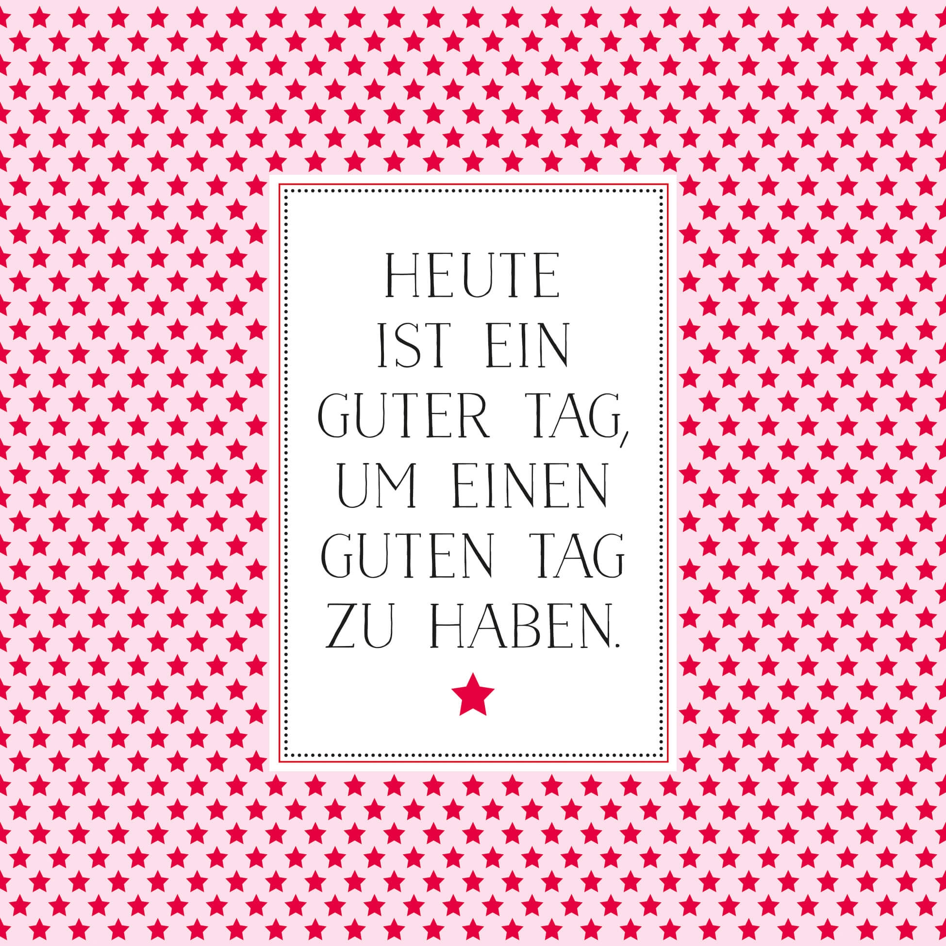 20 Servietten "Guter Tag...." Blau 20 Servietten "Guter Tag...." Blau