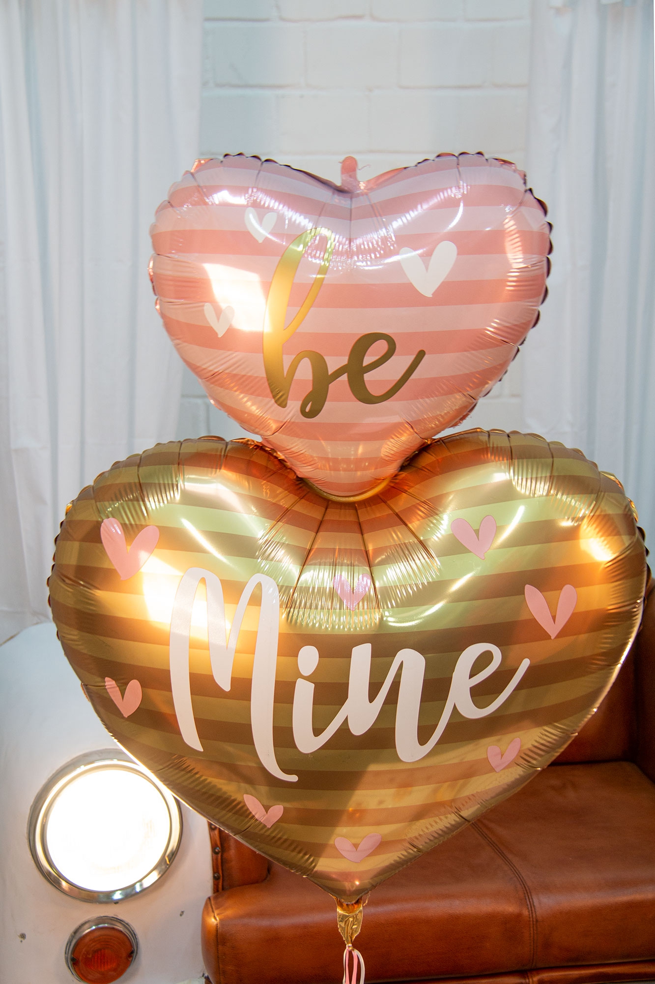 Folienballon "be mine" Doppelherz 107cm