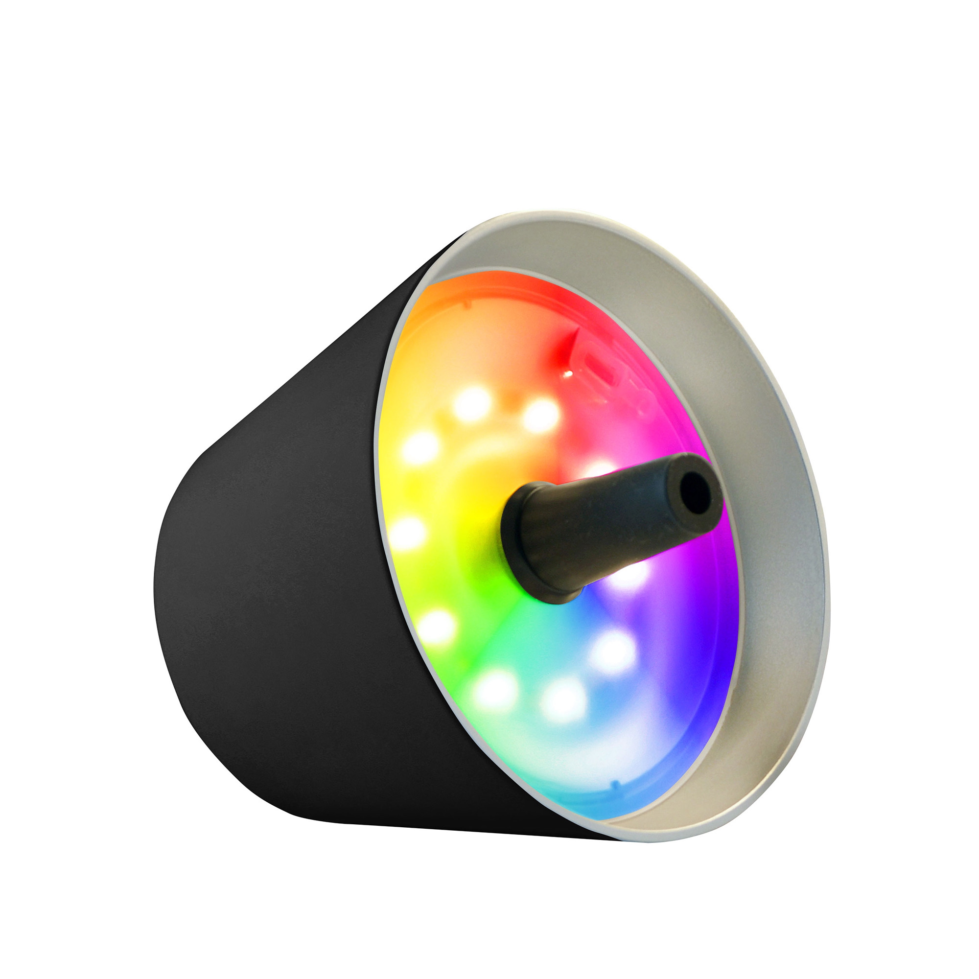 Sompex - TOP 2.0 LED Akku-Flaschenleuchte RGBW, Schwarz Beleuchtung