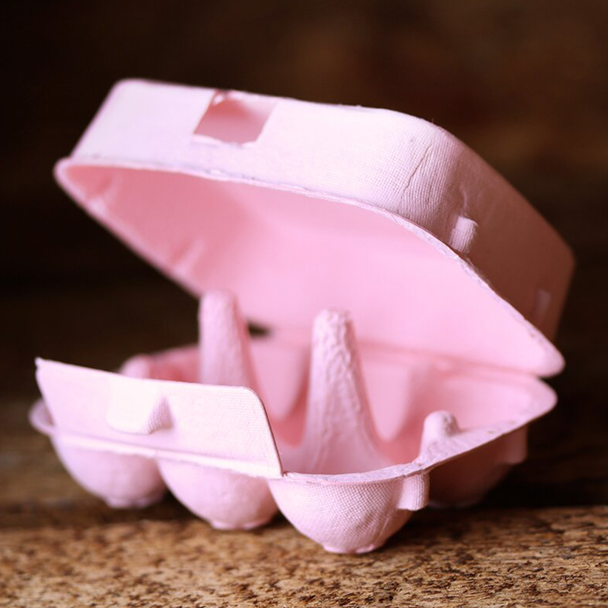 6er Eierkarton in Rosa 6er Eierkarton in Rosa