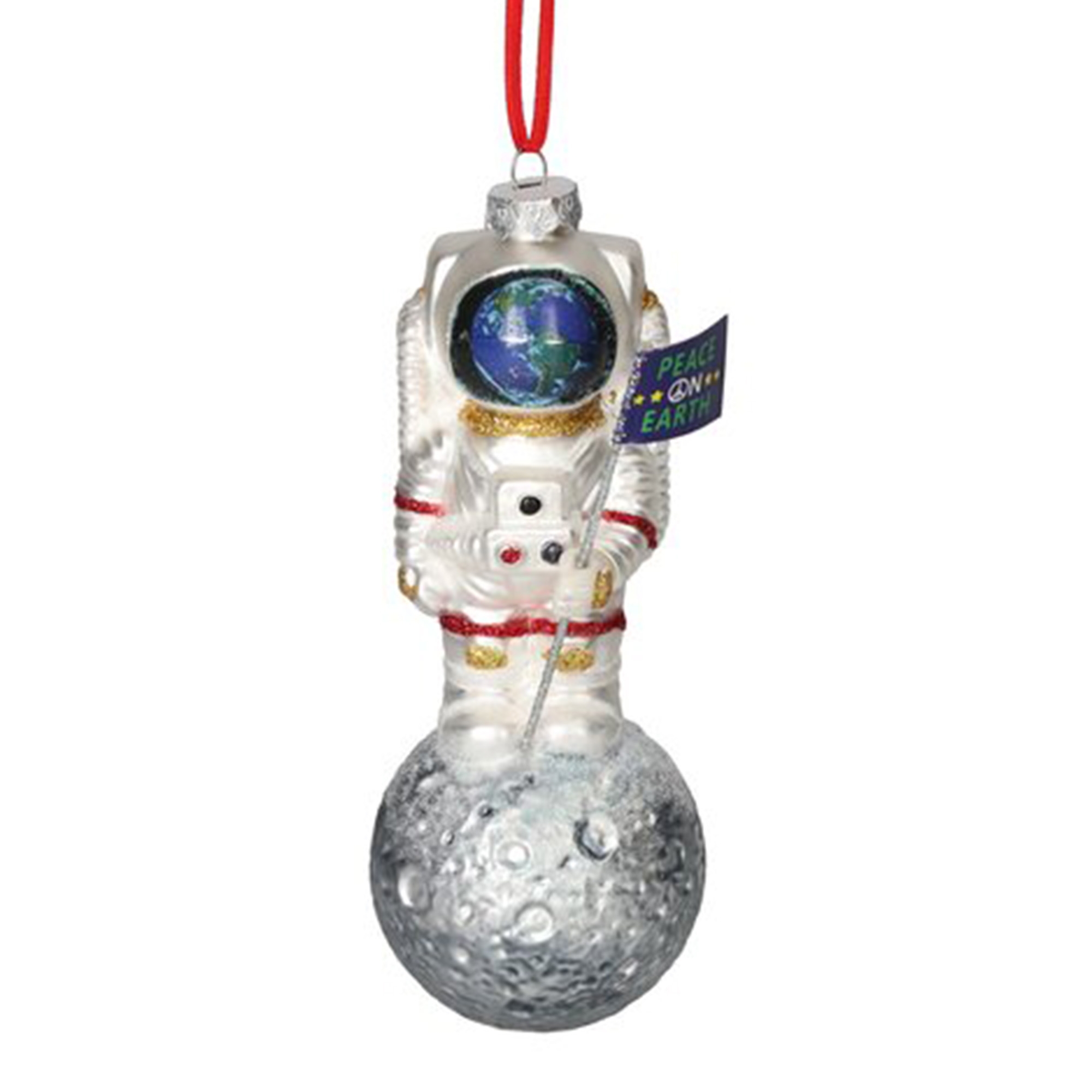 Weihnachtskugel "Astronaut auf dem Mond" Zubehor