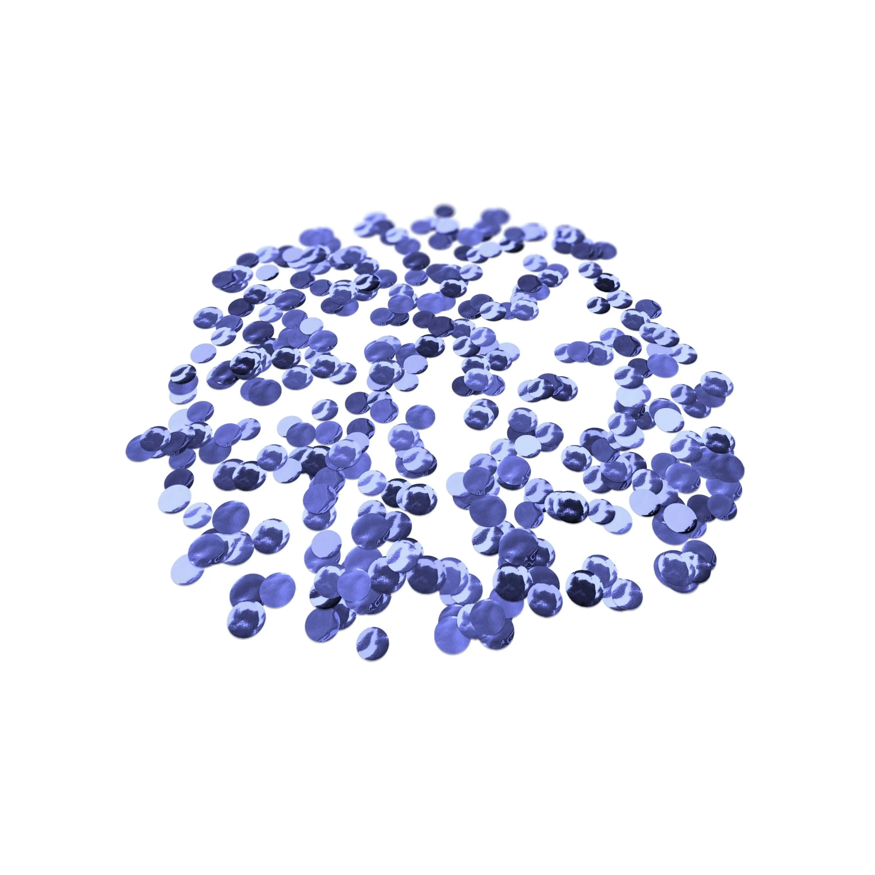 Folienkonfetti 2cm Rund 100g Blau