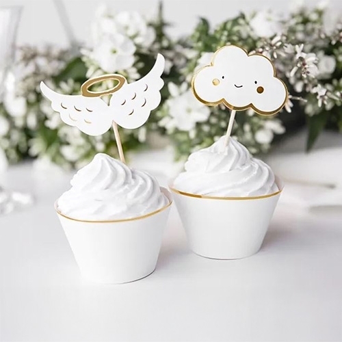 Cupcake, Cupcakes, Whipped cream, Decoration, Cloud wing mask