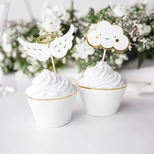 Cupcake, Cupcakes, Whipped cream, Decoration, Cloud wing mask