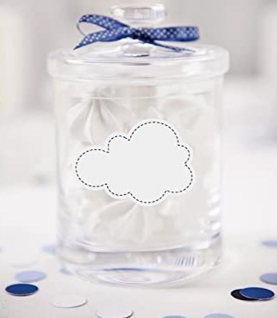 Little Plane - 6 Aufkleber "Wolken" Little Plane - 6 Aufkleber "Wolken"