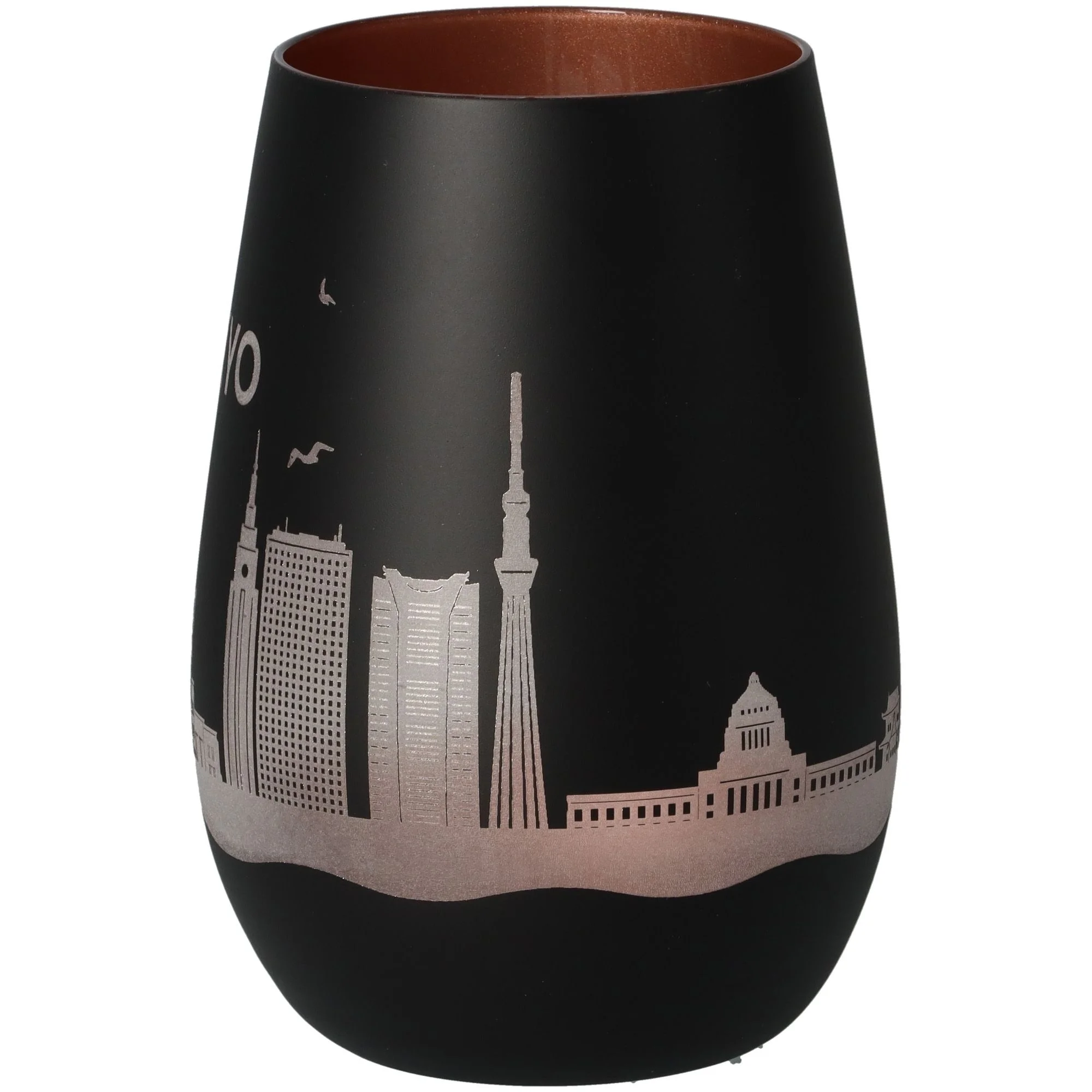 Goodtimes Windlicht Skyline Tokio Schwarz/Bronze