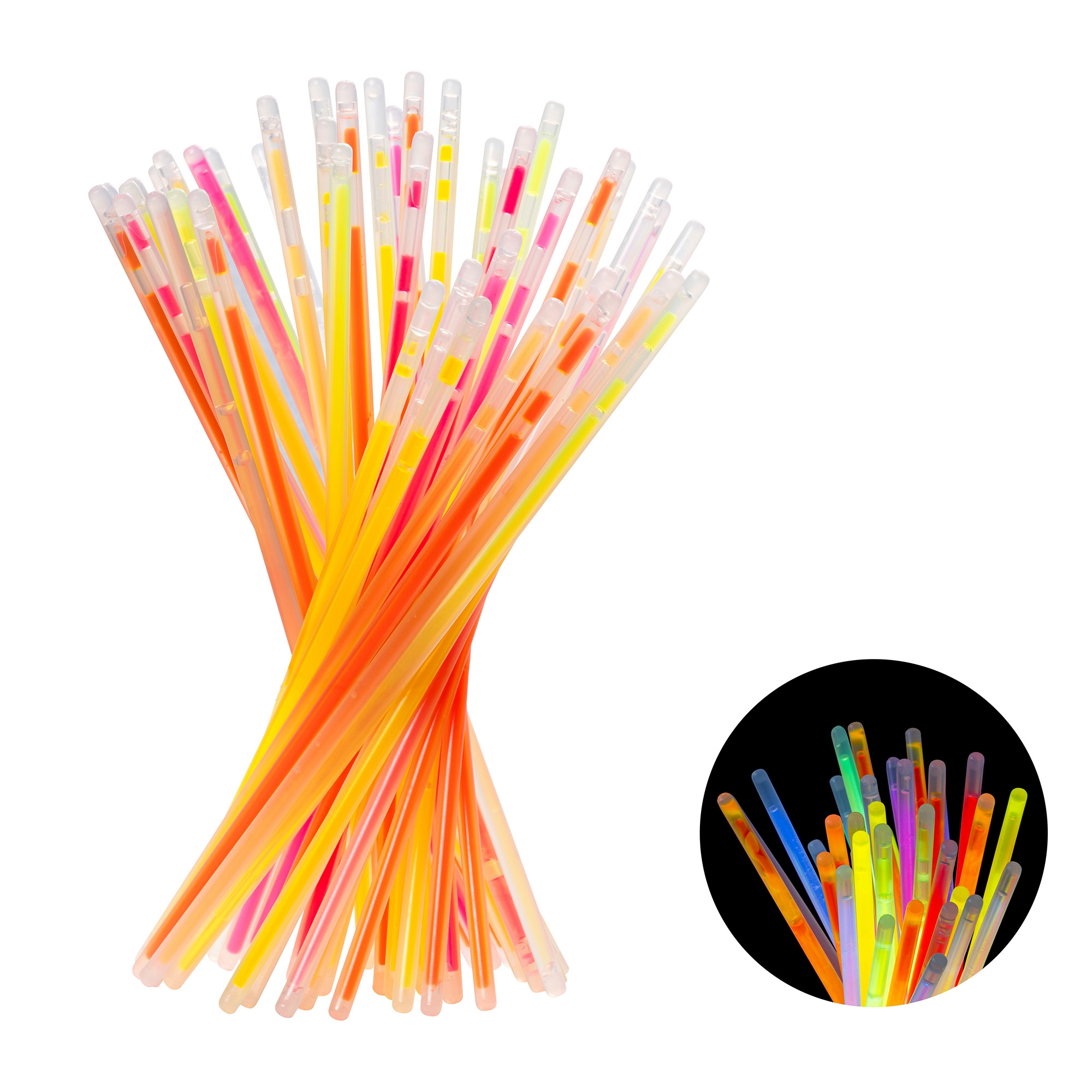 8d90b07892296faab531be5b755b0662cc80f2ac 100 bunte Knicklichter