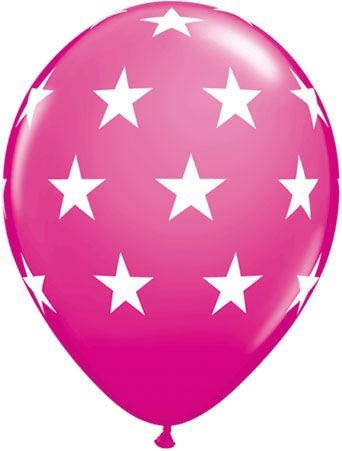 Qualatex Latexballon Big Stars verschiedene Farben Ø 30cm Qualatex Latexballon Big Stars verschiedene Farben Ø 30cm