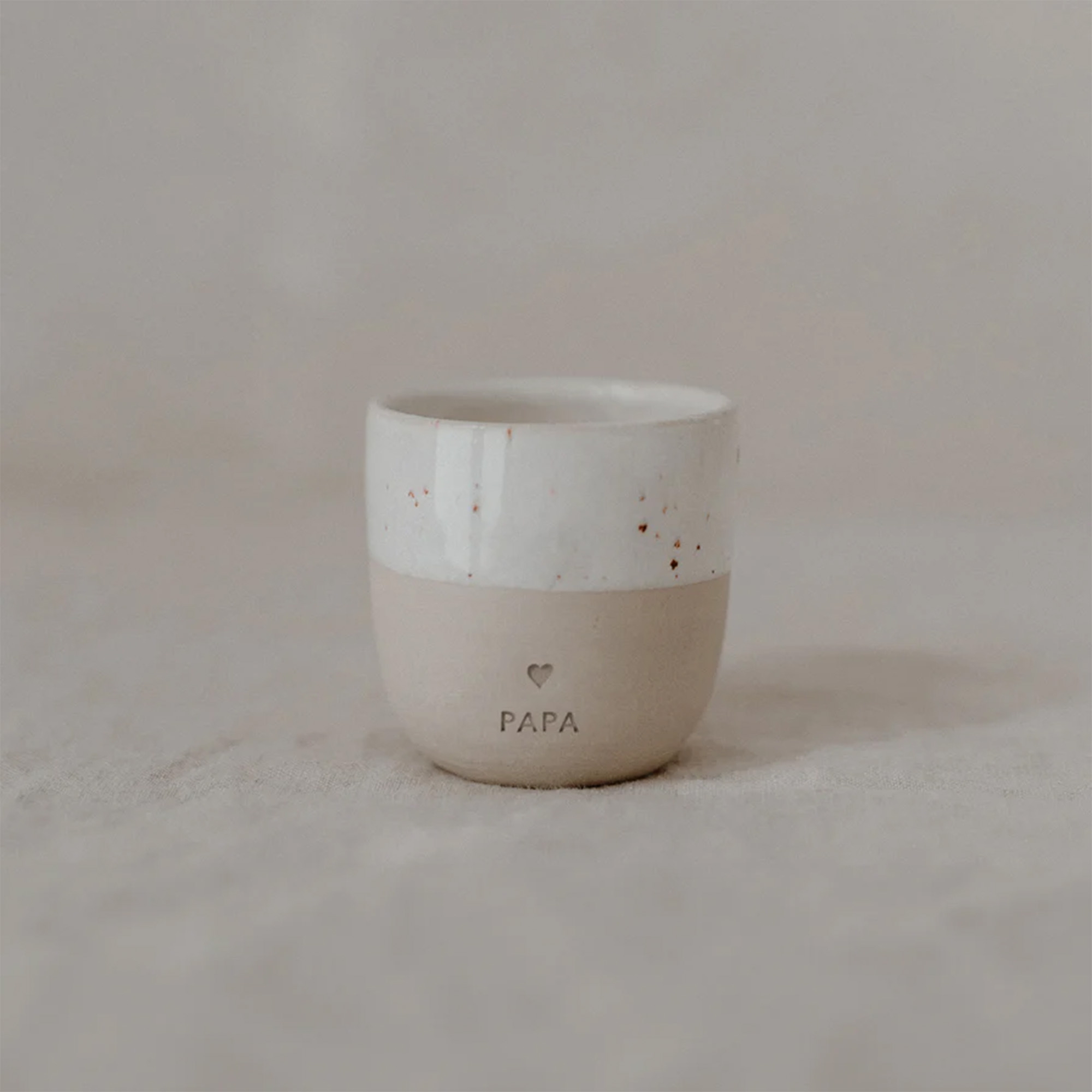 Eulenschnitt - Espresso-Becher "Papa" Eulenschnitt - Espresso-Becher "Papa"