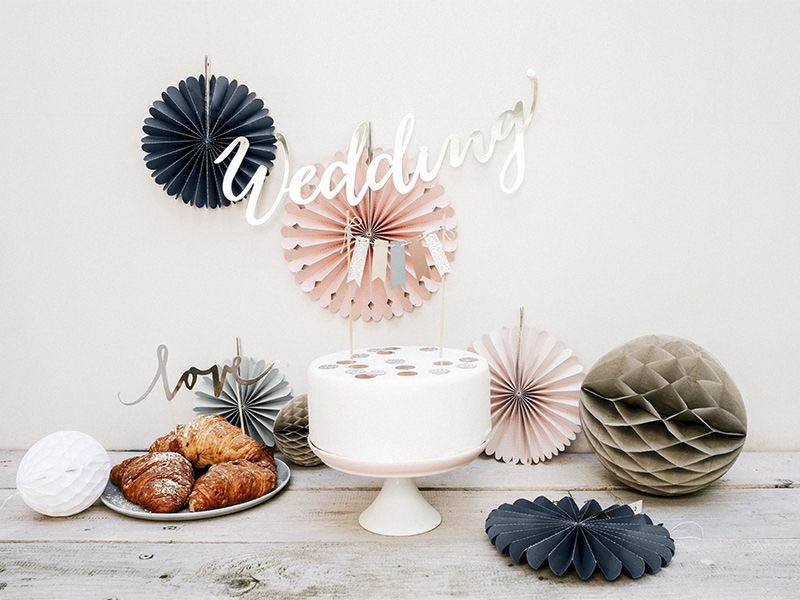 Banner Wedding Silber