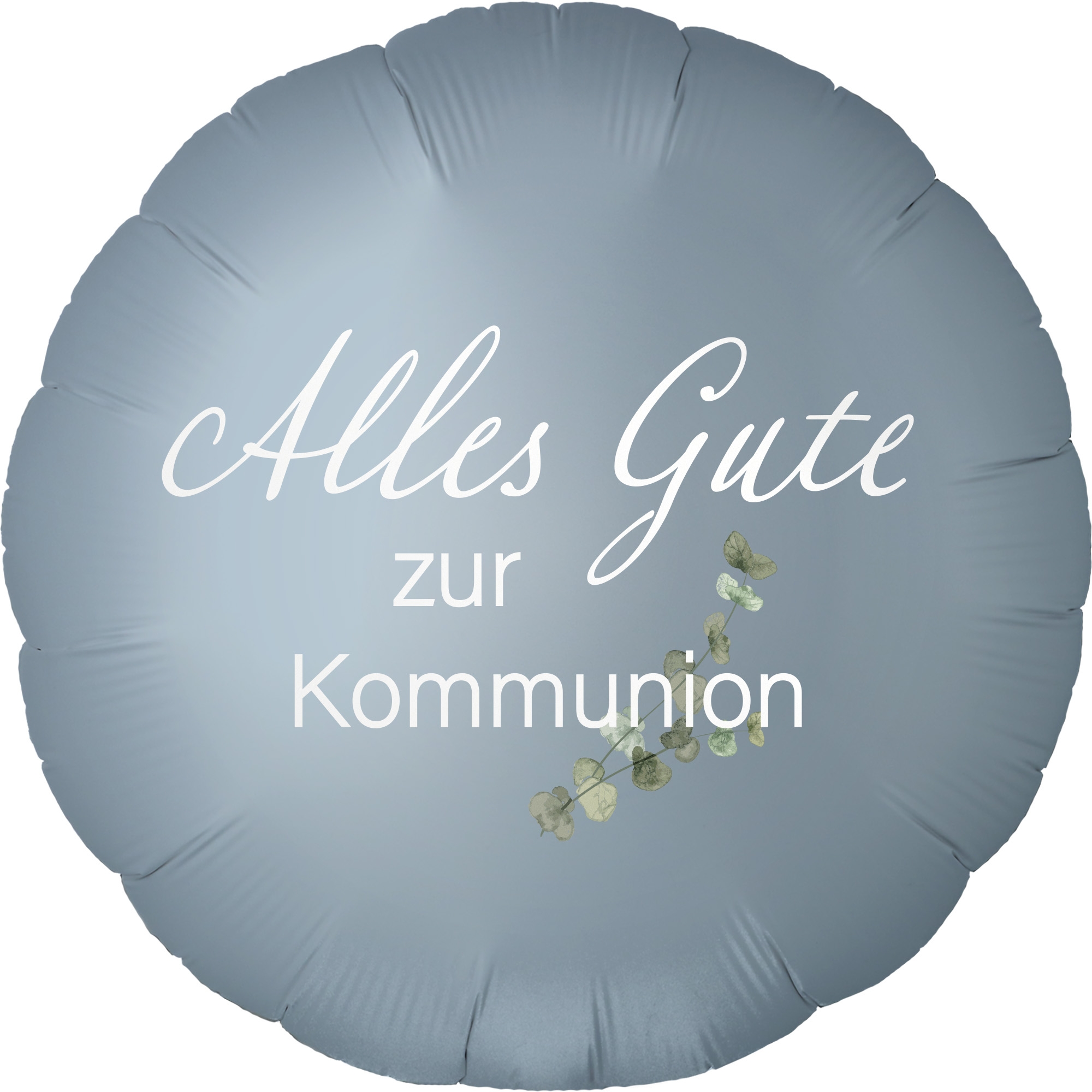 Folienballon Rund Satin Blue Jeans mit "Alles Gute zur Kommunion" 45cm Folienballon Rund Satin Blue Jeans mit "Alles Gute zur Kommunion" 45cm